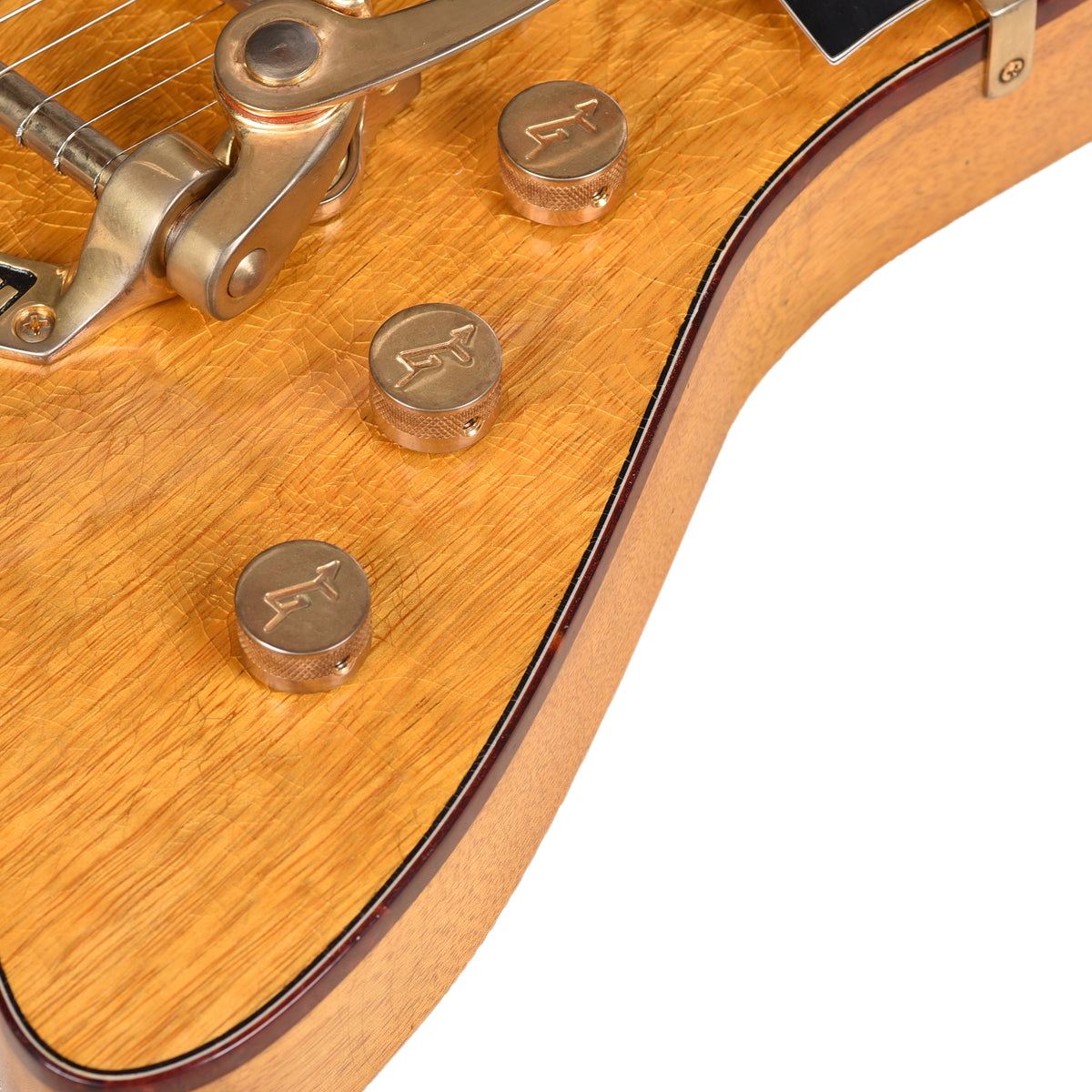 Gretsch Custom Shop G6199 Caddy Bo Korina Heavy Relic w/Bigsby & ThroBak SLE101s Master Built by Chad Henrichsen Electric Guitars