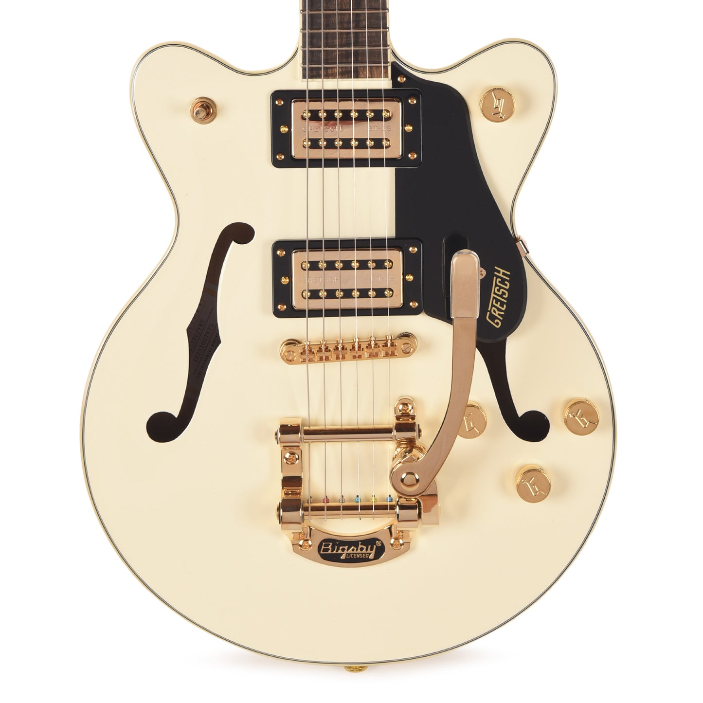 Gretsch G2655TG Streamliner Center Block Jr. Double-Cut LTD Vintage White w/Bigsby LTD Electric Guitars
