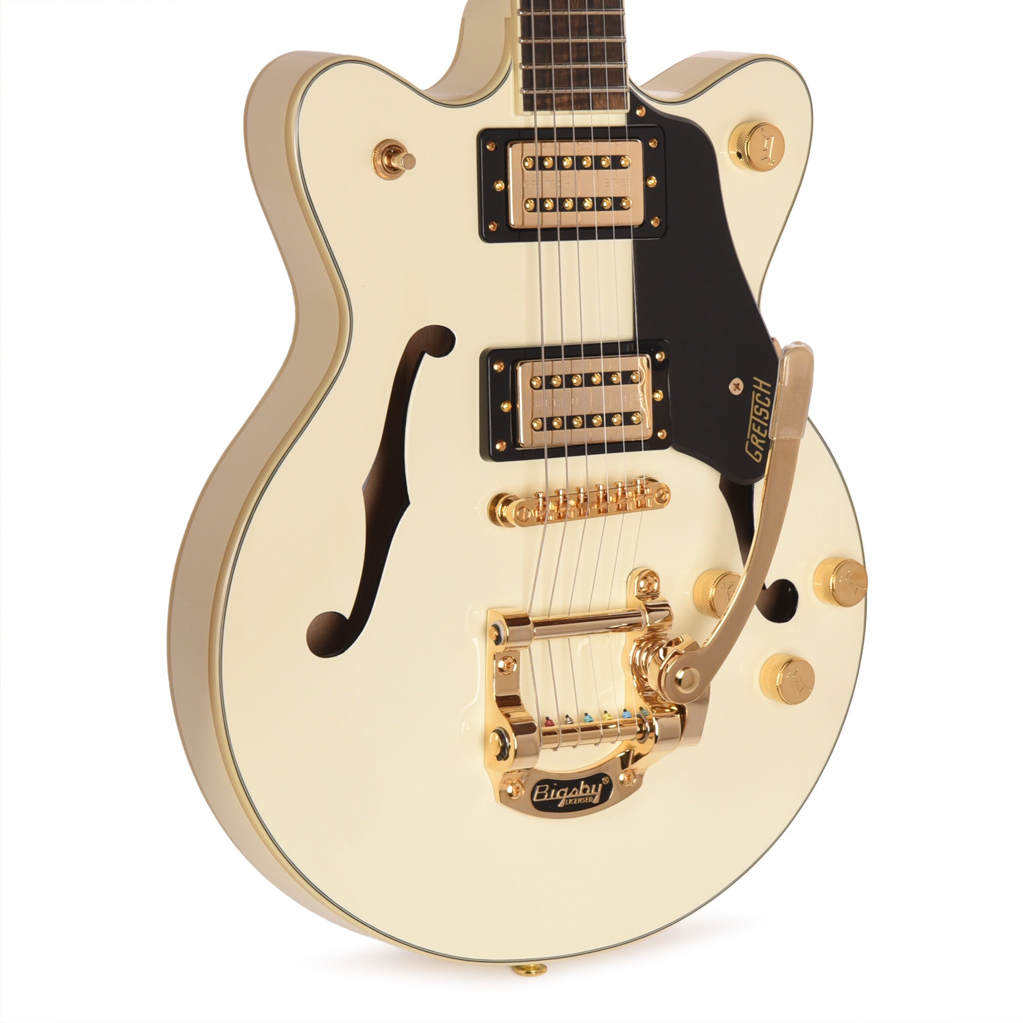 Gretsch G2655TG Streamliner Center Block Jr. Double-Cut LTD Vintage White w/Bigsby LTD Electric Guitars