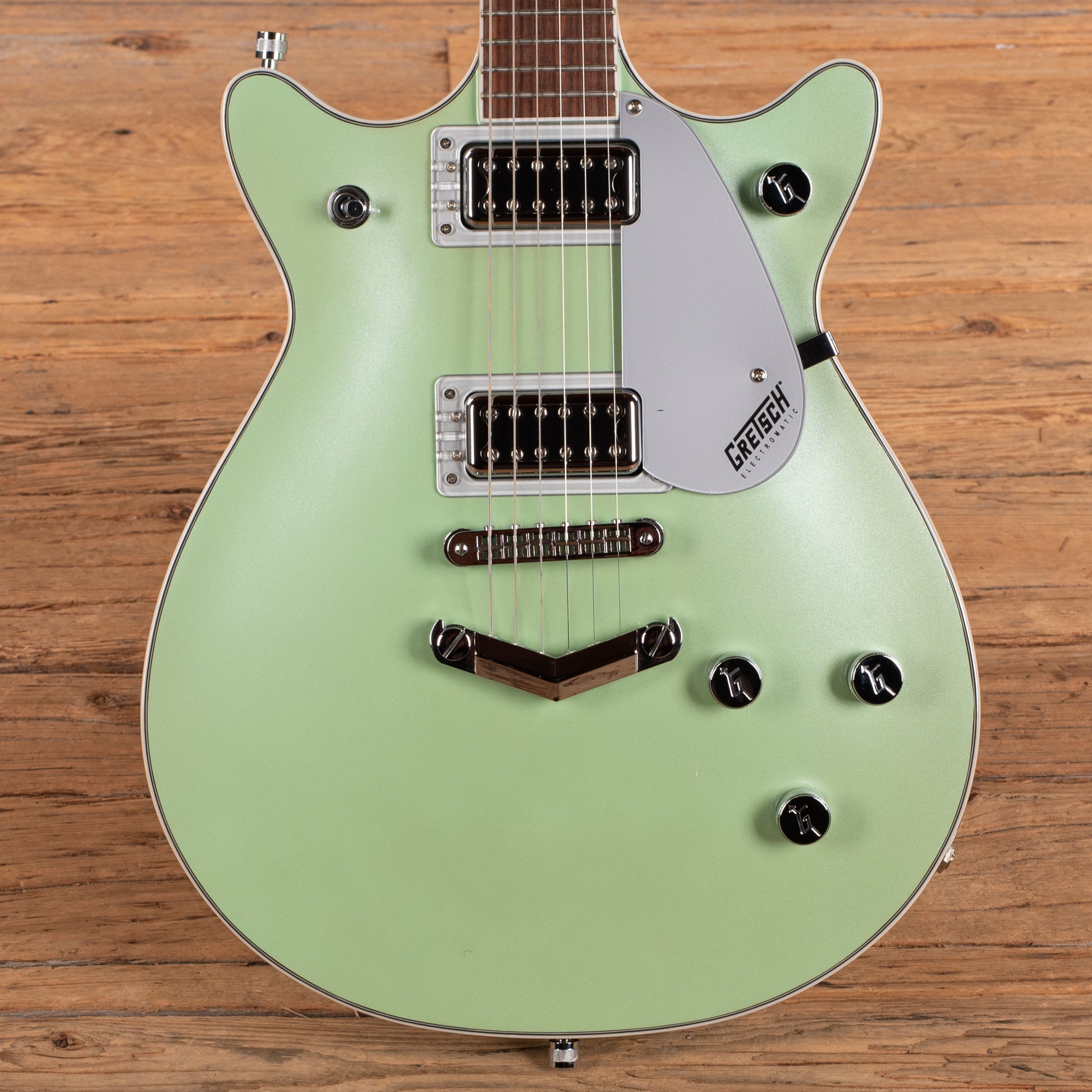 Gretsch G5222 Electromatic Double Jet BT V-Stoptail Broadway Jade 2019 Electric Guitars