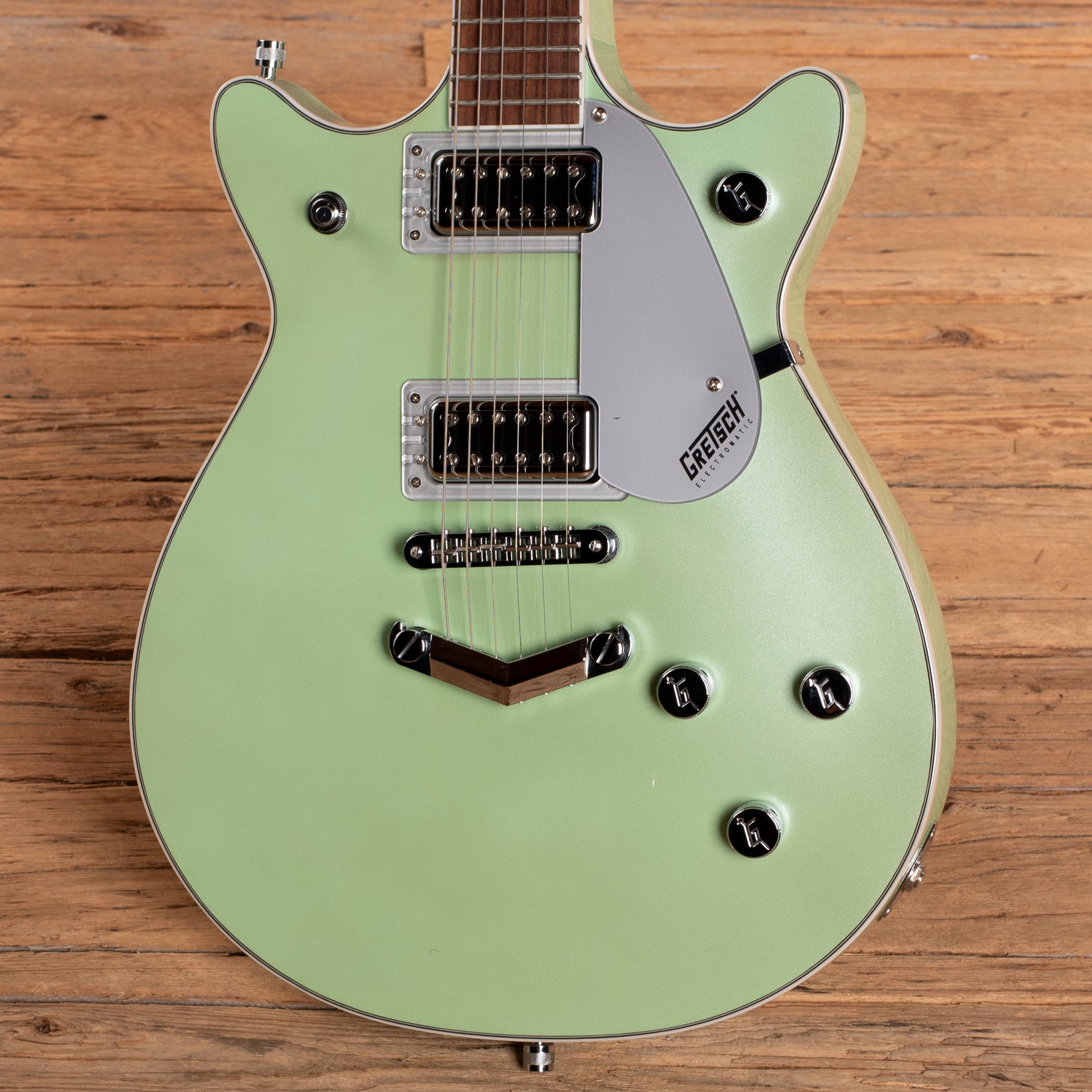 Gretsch G5222 Electromatic Double Jet BT V-Stoptail Broadway Jade 2019 Electric Guitars