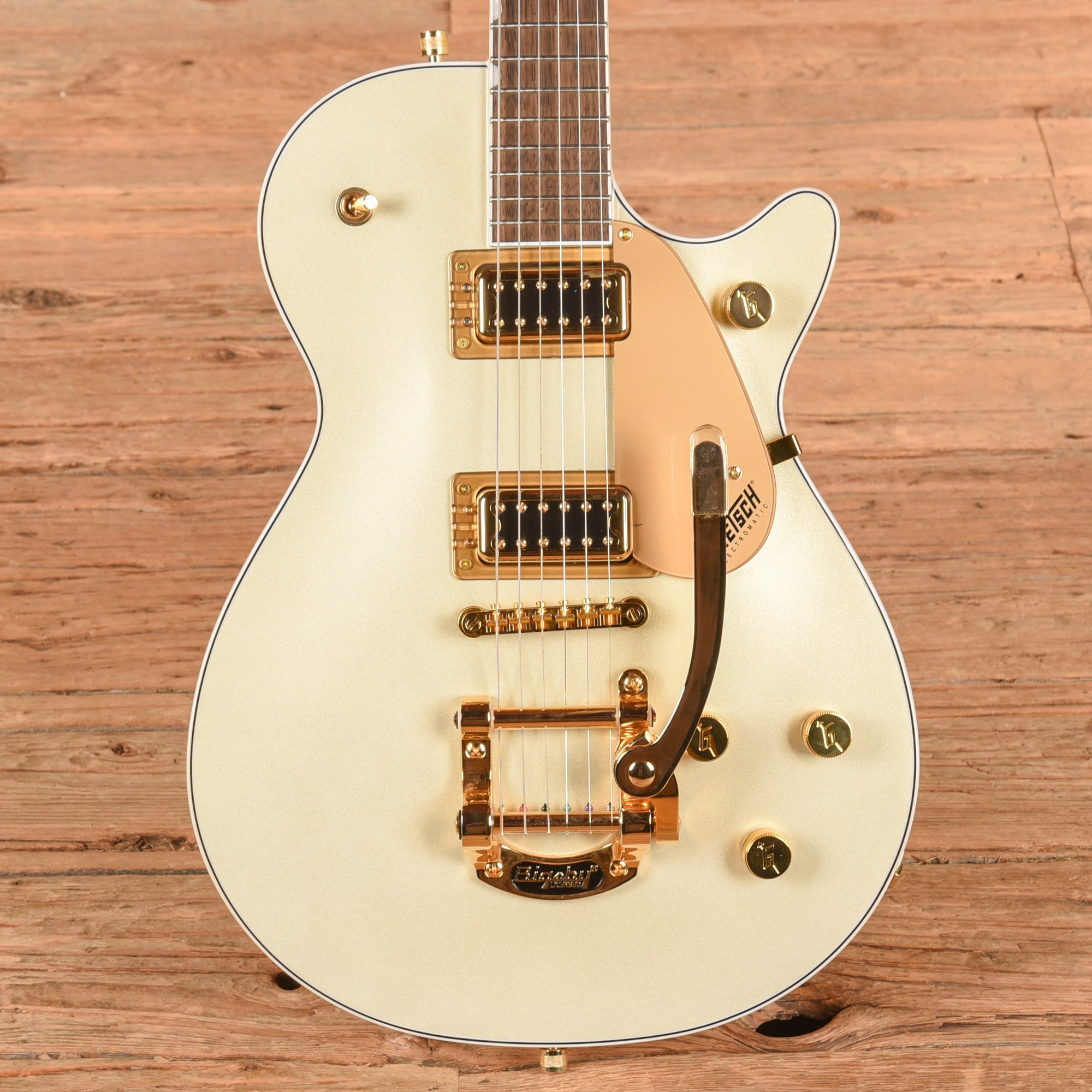 Gretsch G5237TG Electromatic Jet Champaign White 2024 Electric Guitars