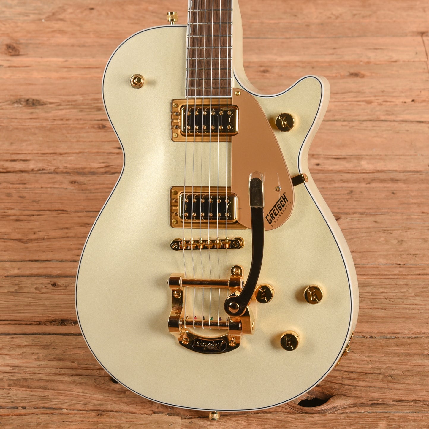 Gretsch G5237TG Electromatic Jet Champaign White 2024 Electric Guitars