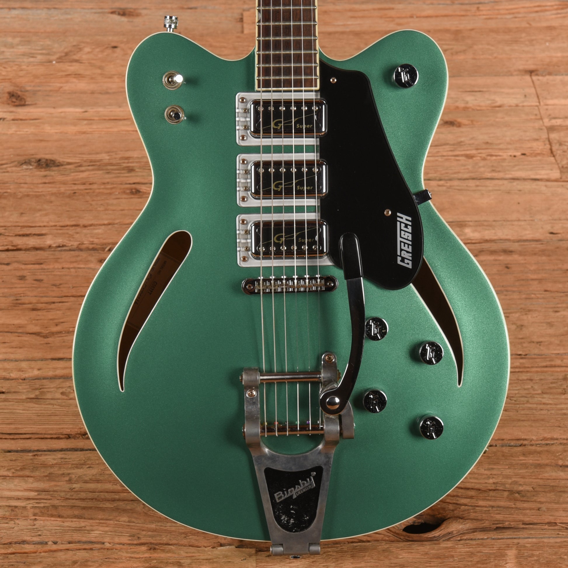 Gretsch G5622T-CB Electromatic Center Block Double Cutaway 3-Pickup Georgia Green 2015 Electric Guitars