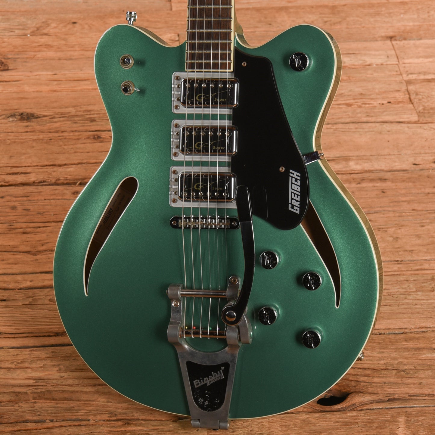 Gretsch G5622T-CB Electromatic Center Block Double Cutaway 3-Pickup Georgia Green 2015 Electric Guitars