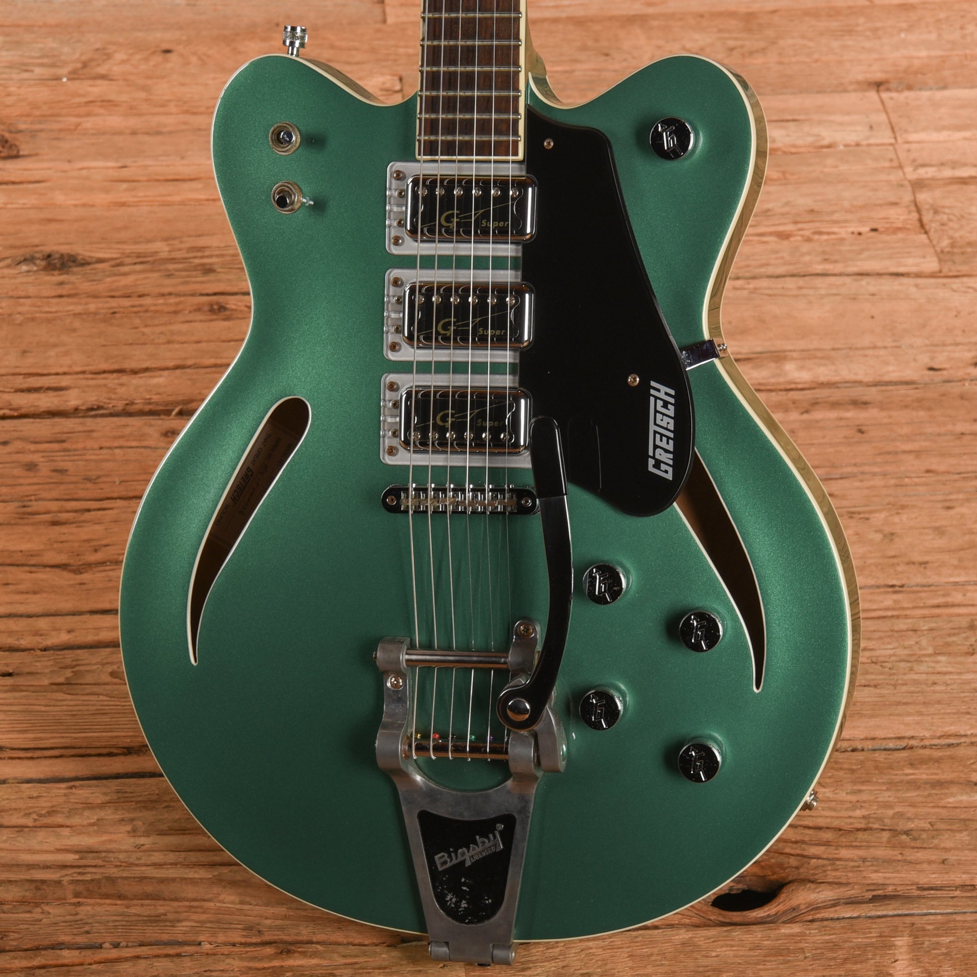 Gretsch G5622T-CB Electromatic Center Block Double Cutaway 3-Pickup Georgia Green 2015 Electric Guitars
