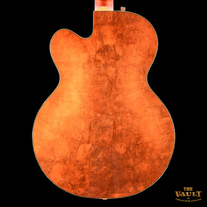 Gretsch G6120-125th 1/25 Gold Leaf Trans Orange 2008 Electric Guitars