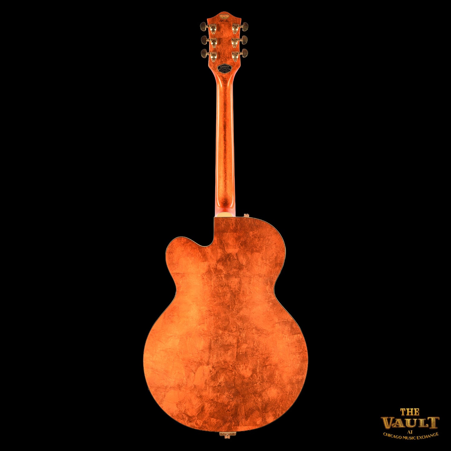 Gretsch G6120-125th 1/25 Gold Leaf Trans Orange 2008 Electric Guitars