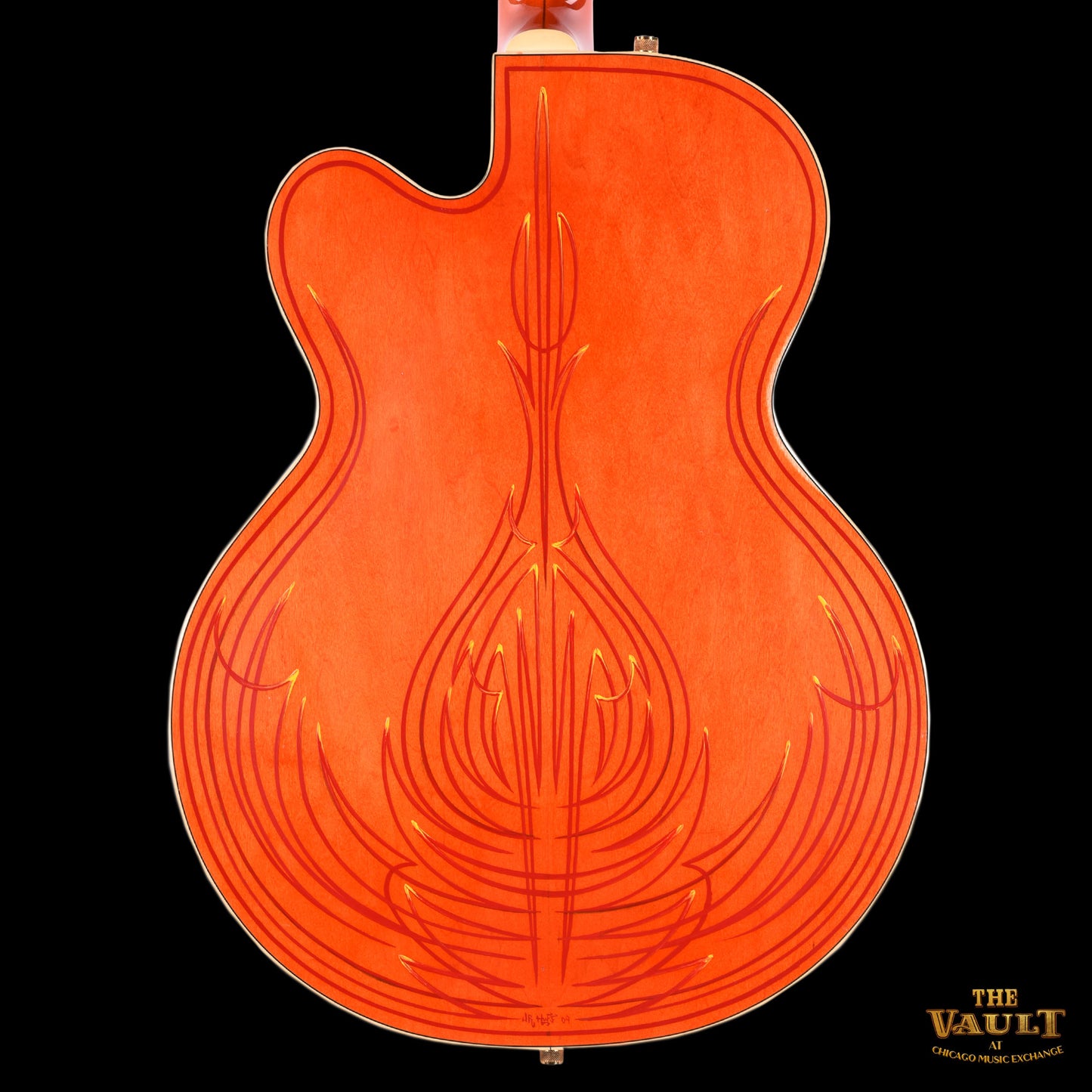 Gretsch G6120-DSW Masterbuilt Stern Chet Relic Art 1of 36 Orange w/ Pinstripe 2008 Electric Guitars