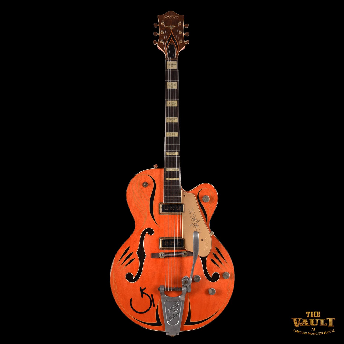 Gretsch G6120-DSW Relic Masterbuilt Stern #325 1 of 36 Orange 2008 Electric Guitars