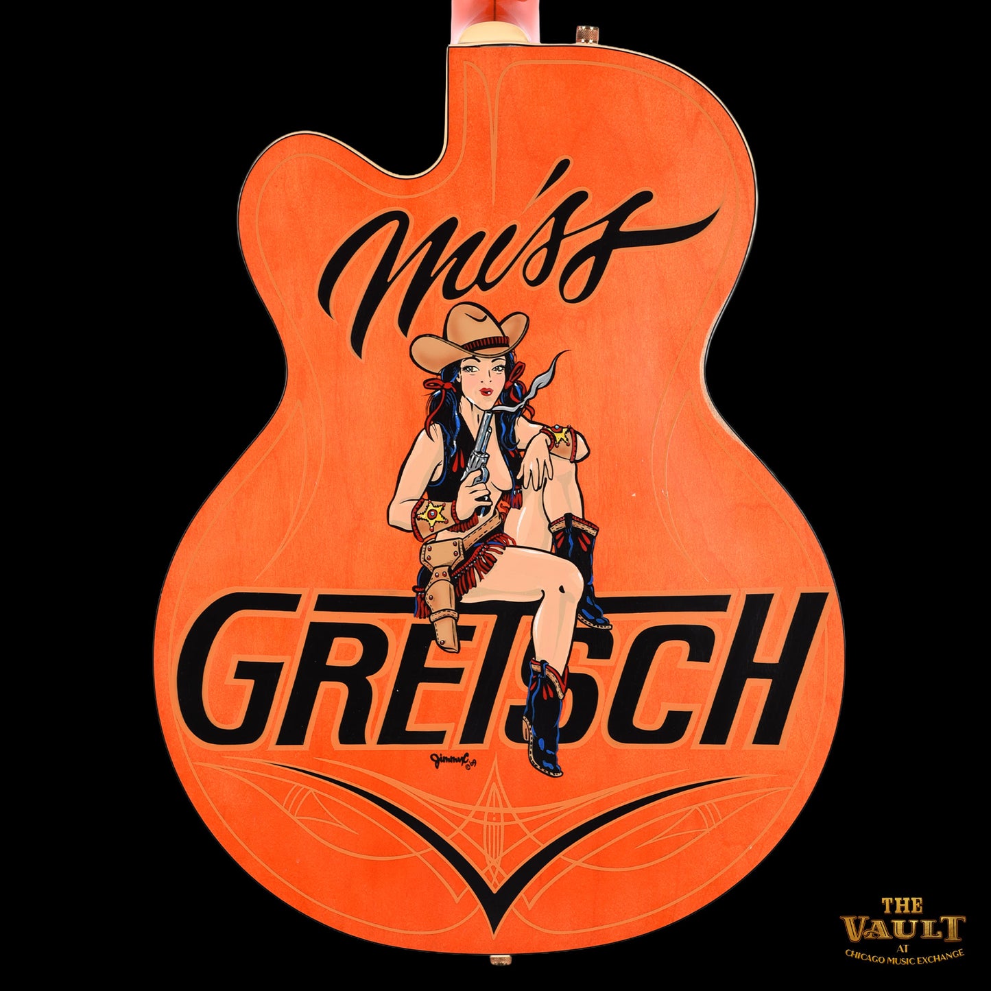 Gretsch G6120-DSW Relic Masterbuilt Stern #325 1 of 36 Orange 2008 Electric Guitars
