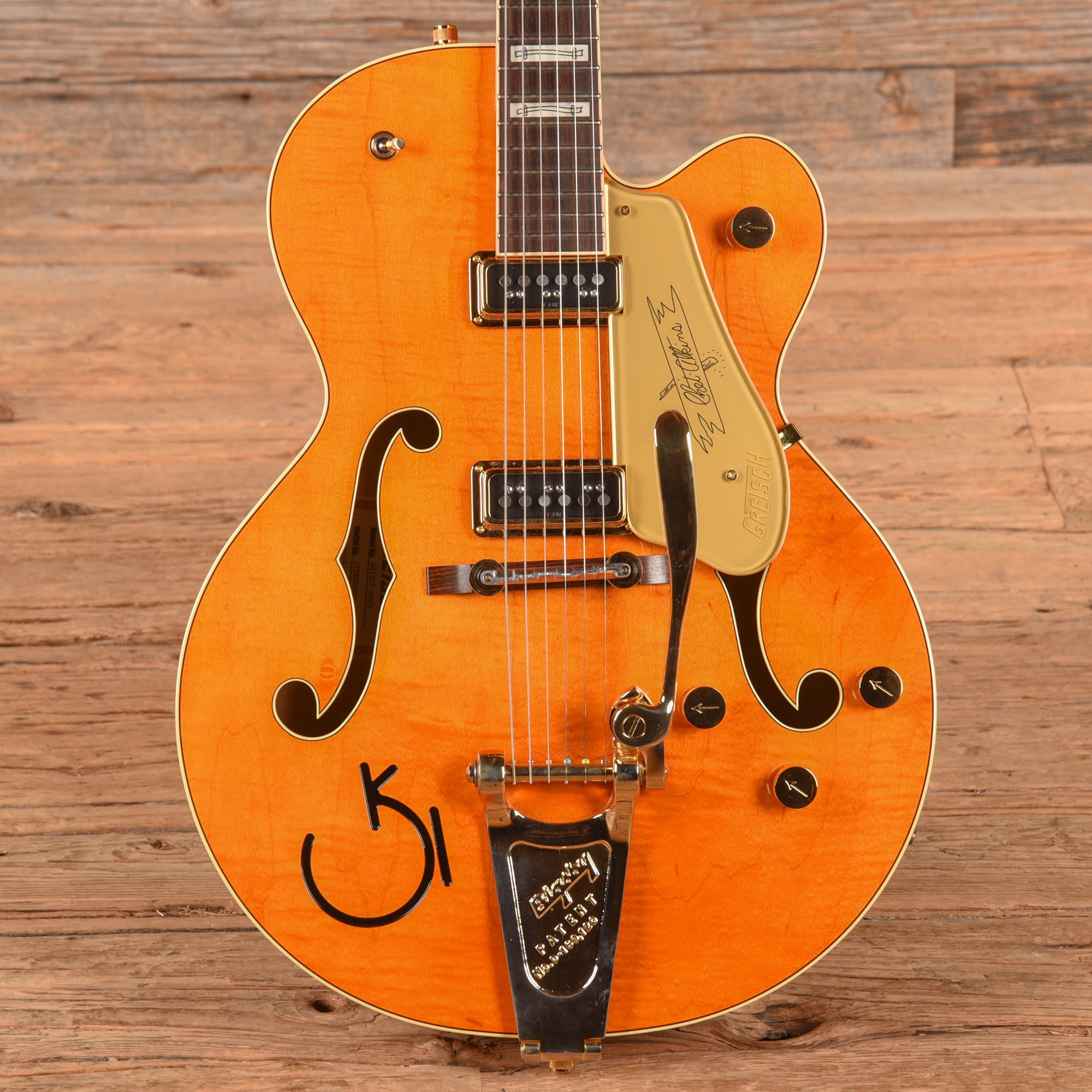 Gretsch G6120T-55 Vintage Select Chet Atkins Orange Stain 2022 Electric Guitars