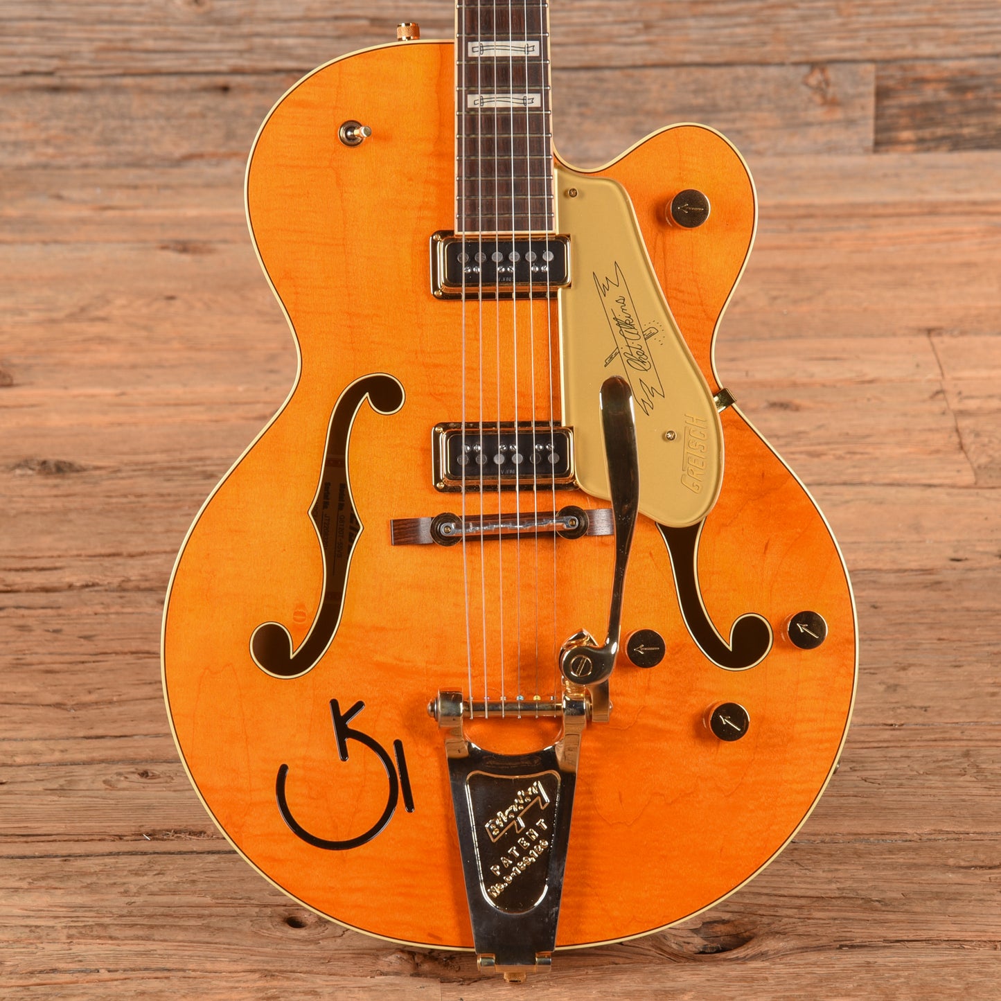 Gretsch G6120T-55 Vintage Select Chet Atkins Orange Stain 2022 Electric Guitars