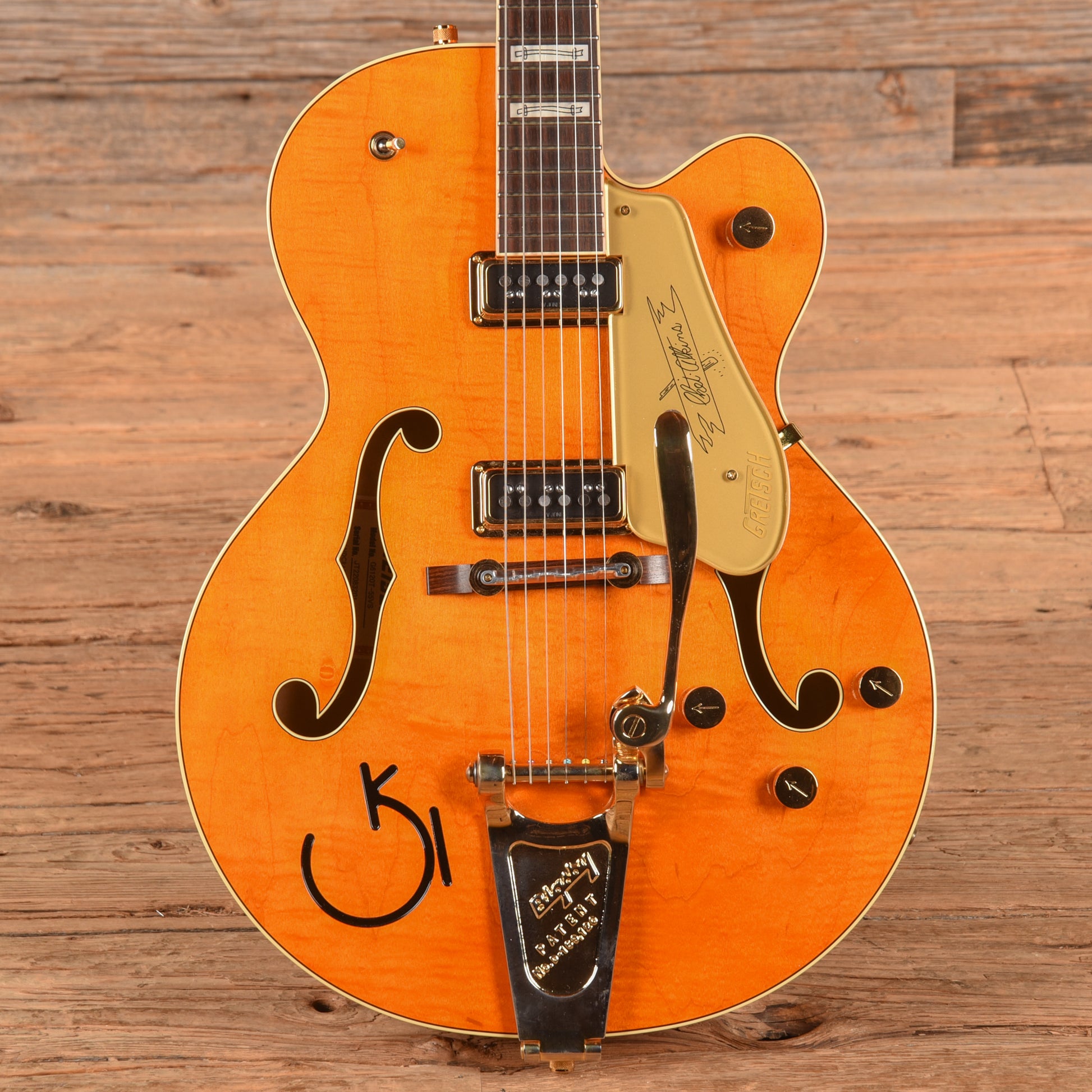 Gretsch G6120T-55 Vintage Select Chet Atkins Orange Stain 2022 Electric Guitars