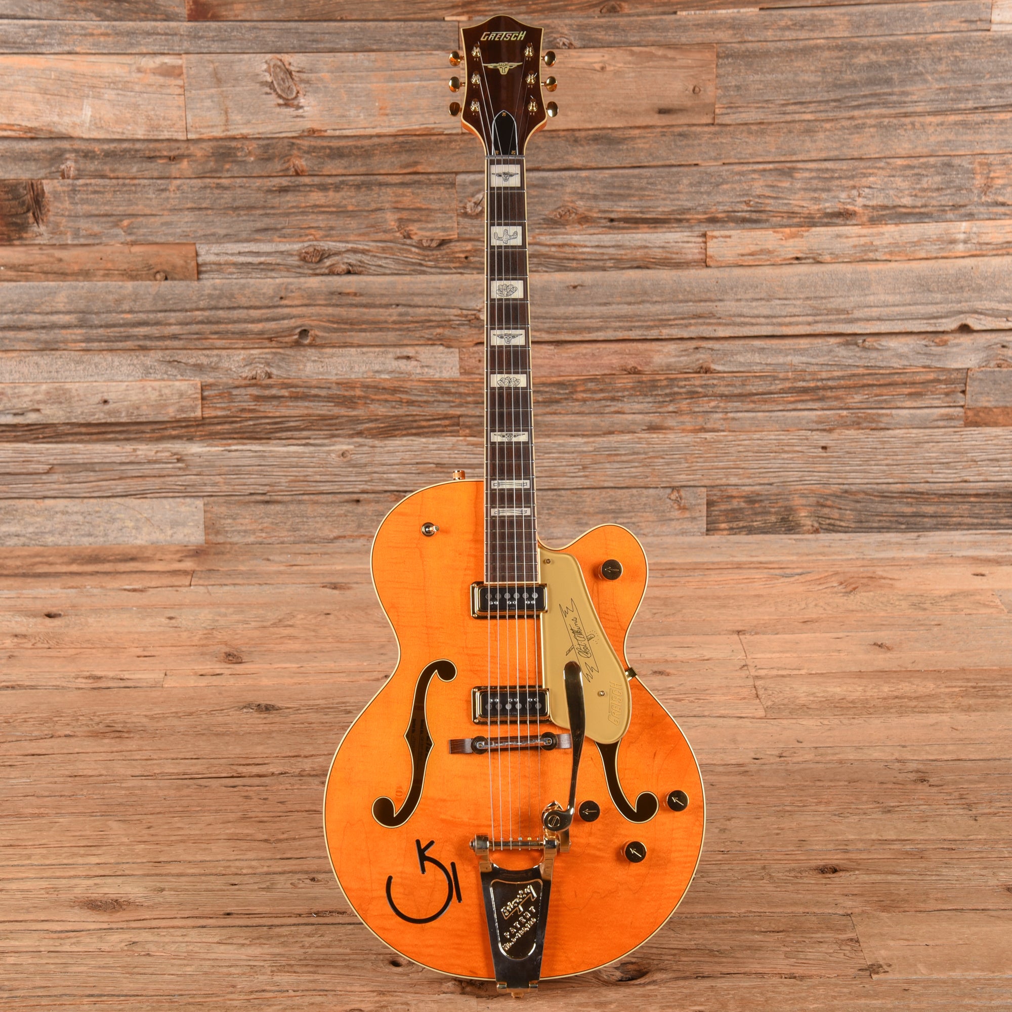 Gretsch G6120T-55 Vintage Select Chet Atkins Orange Stain 2022 Electric Guitars