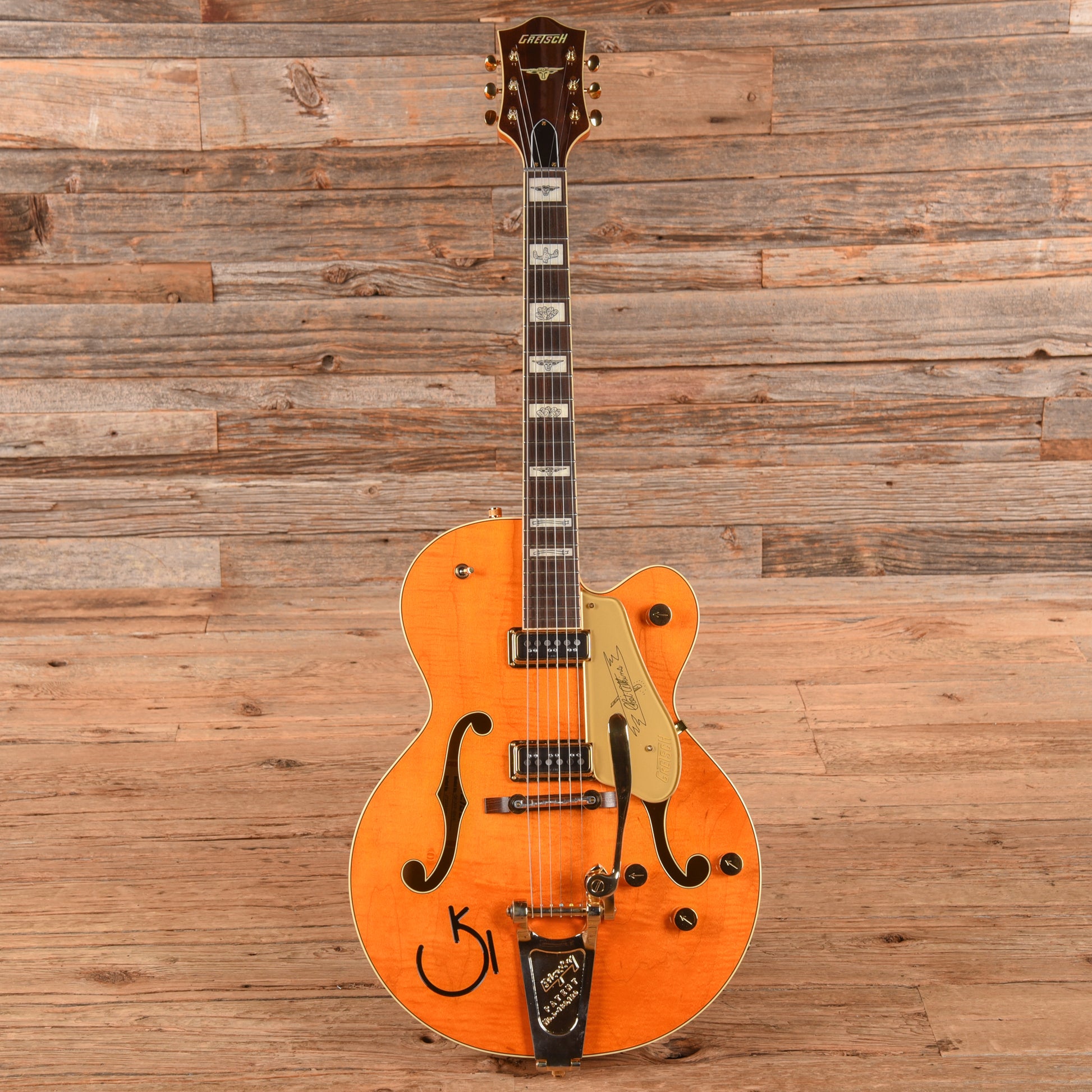 Gretsch G6120T-55 Vintage Select Chet Atkins Orange Stain 2022 Electric Guitars
