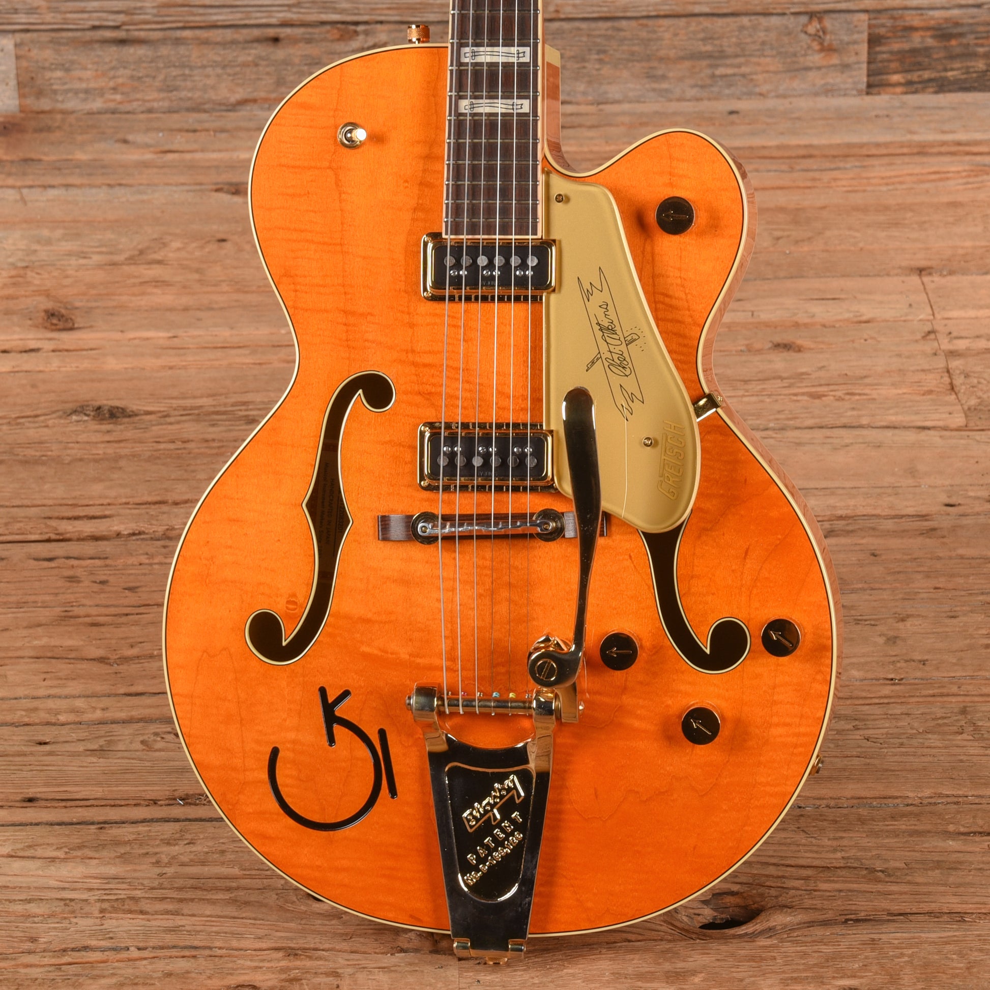 Gretsch G6120T-55 Vintage Select Chet Atkins Orange Stain 2022 Electric Guitars