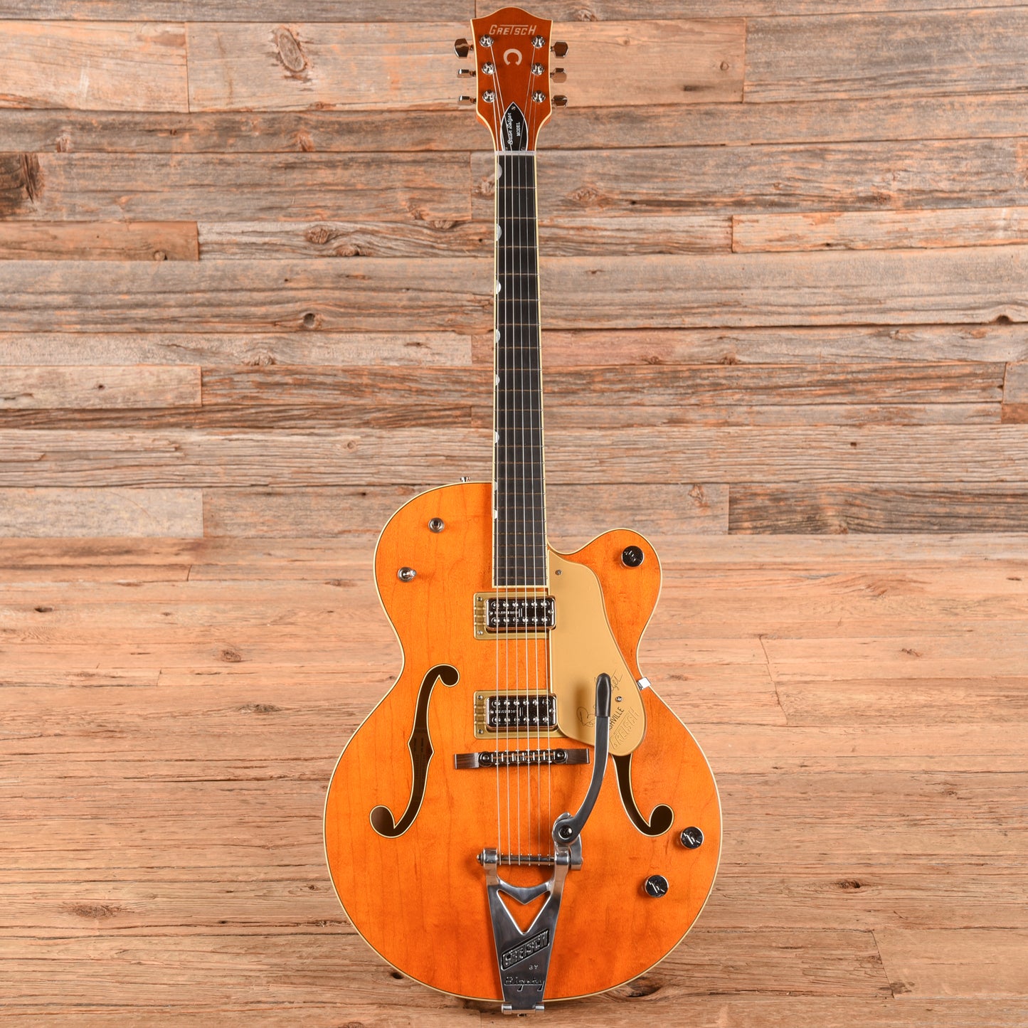 Gretsch G6120T-BSSMK Brian Setzer Signature Nashville '59 "Smoke" Orange 2025 Electric Guitars