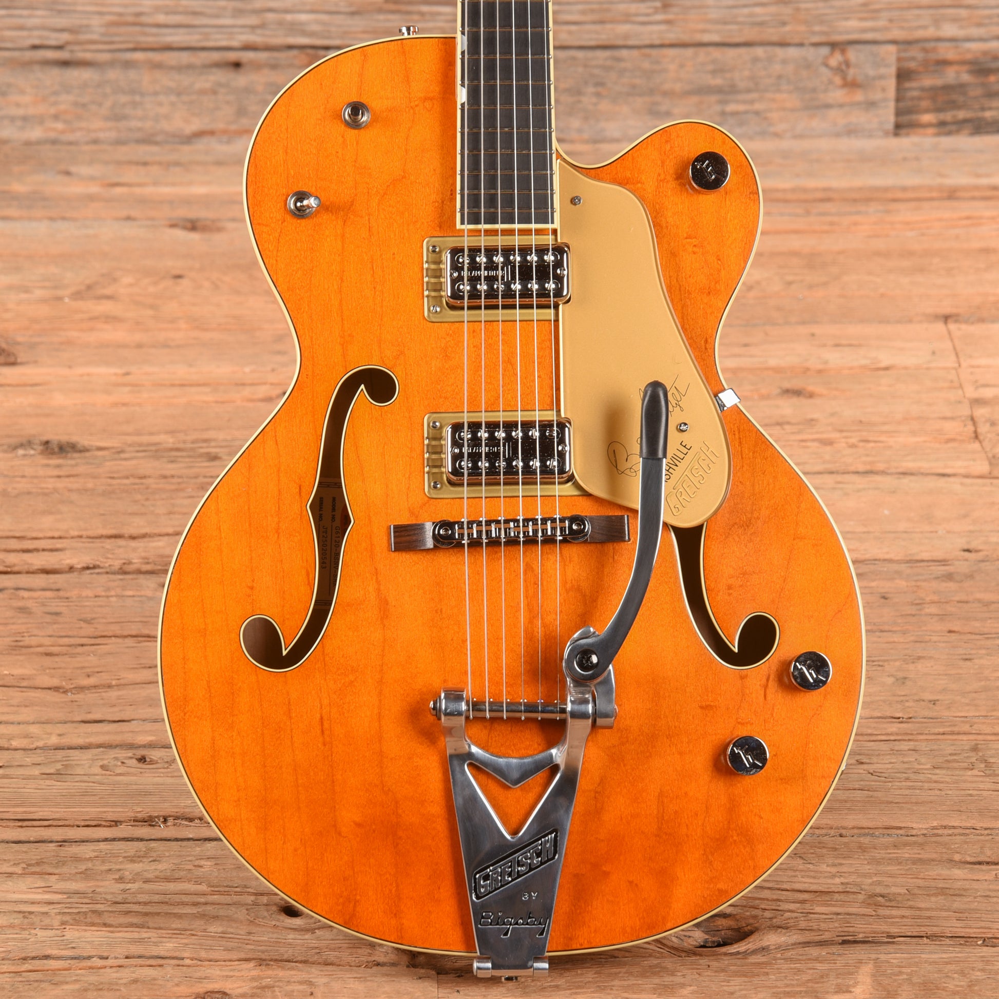 Gretsch G6120T-BSSMK Brian Setzer Signature Nashville '59 "Smoke" Orange 2025 Electric Guitars