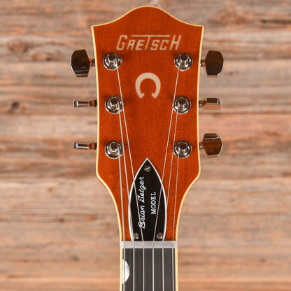Gretsch G6120T-BSSMK Brian Setzer Signature Nashville '59 "Smoke" Orange 2025 Electric Guitars