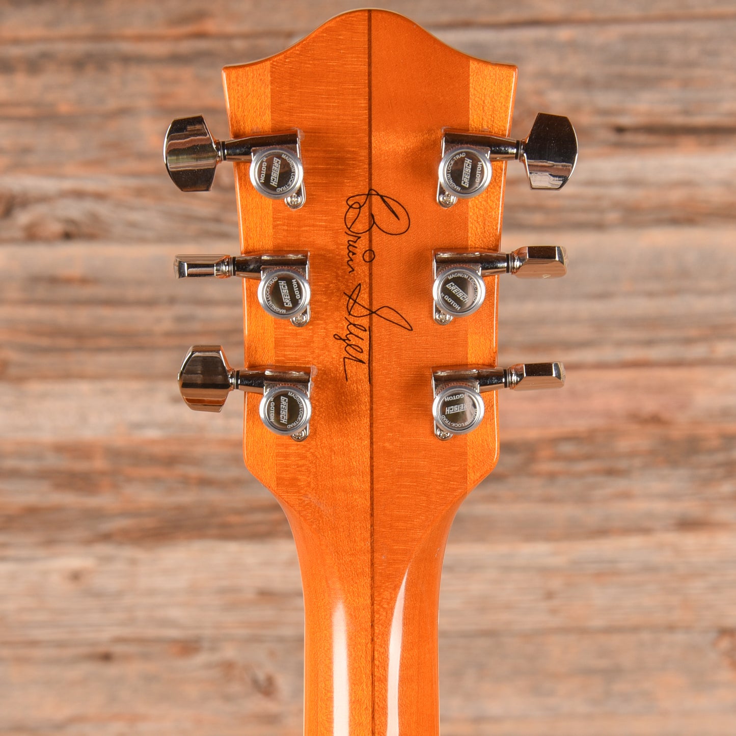 Gretsch G6120T-BSSMK Brian Setzer Signature Nashville '59 "Smoke" Orange 2025 Electric Guitars