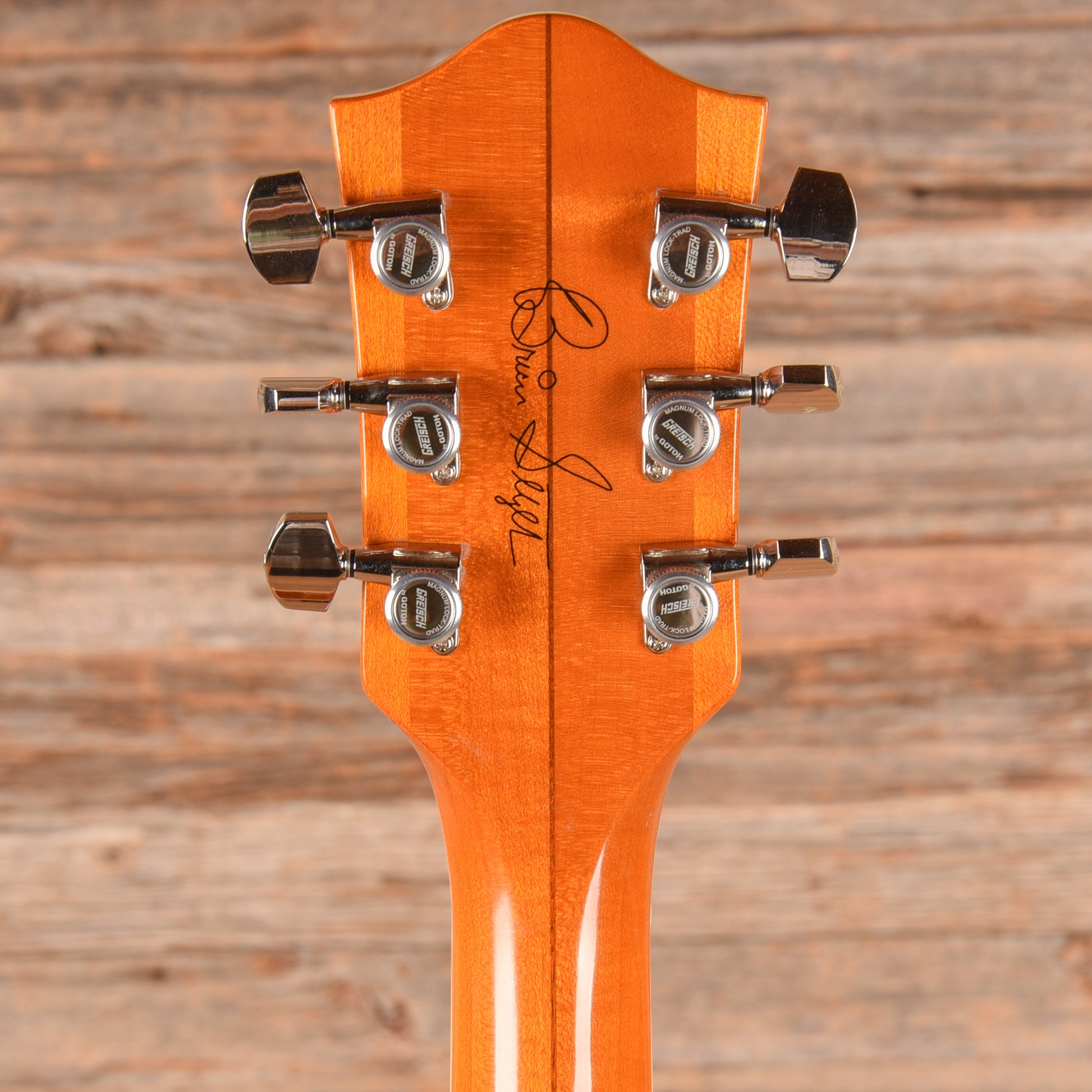 Gretsch G6120T-BSSMK Brian Setzer Signature Nashville '59 "Smoke" Orange 2025 Electric Guitars
