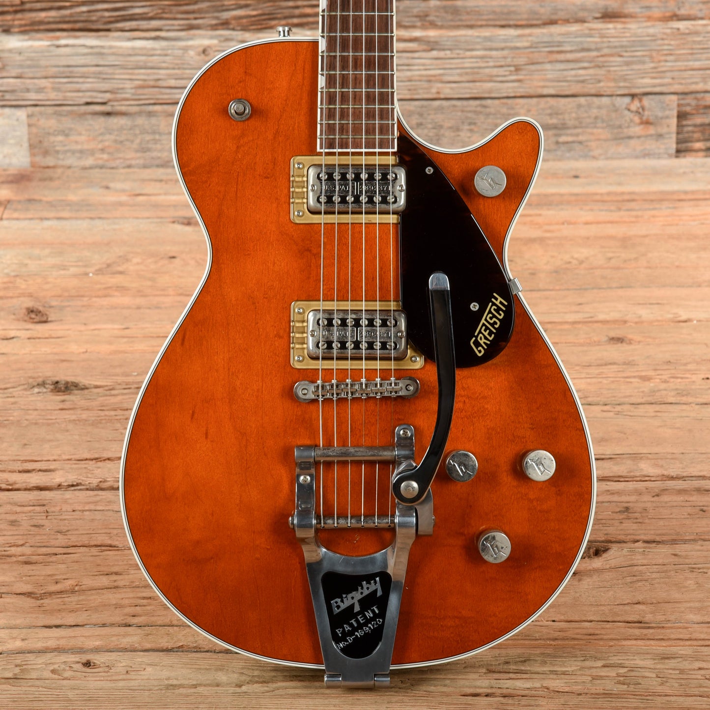 Gretsch G6128T Players Edition Jet FT with Bigsby Round Up ORange 2019 Electric Guitars