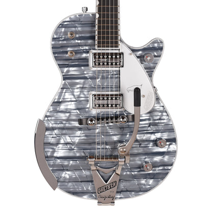 Gretsch G6134T-58 Limited Edition Penguin Light Blue Pearl w/String-Thru Bigsby Electric Guitars