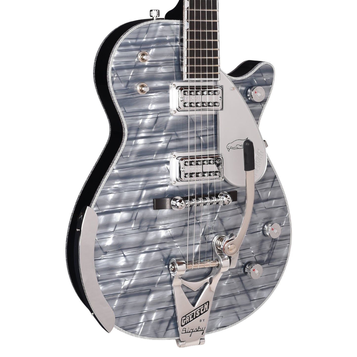 Gretsch G6134T-58 Limited Edition Penguin Light Blue Pearl w/String-Thru Bigsby Electric Guitars