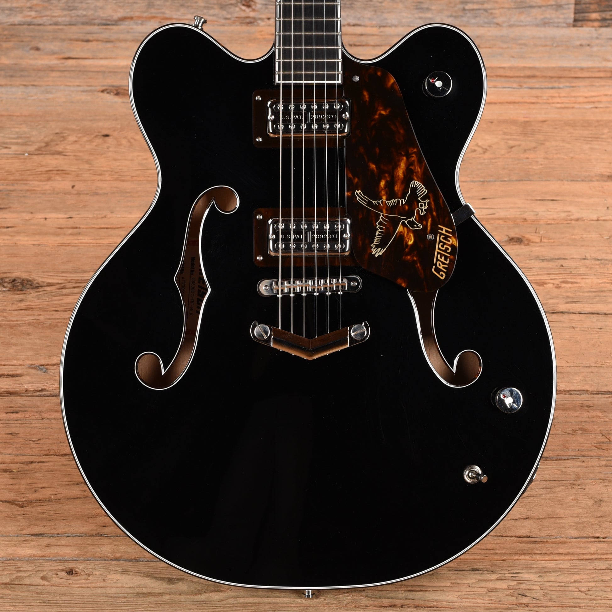 Gretsch G6636-RF Richard Fortus Signature Falcon Center Block Black 2023 Electric Guitars