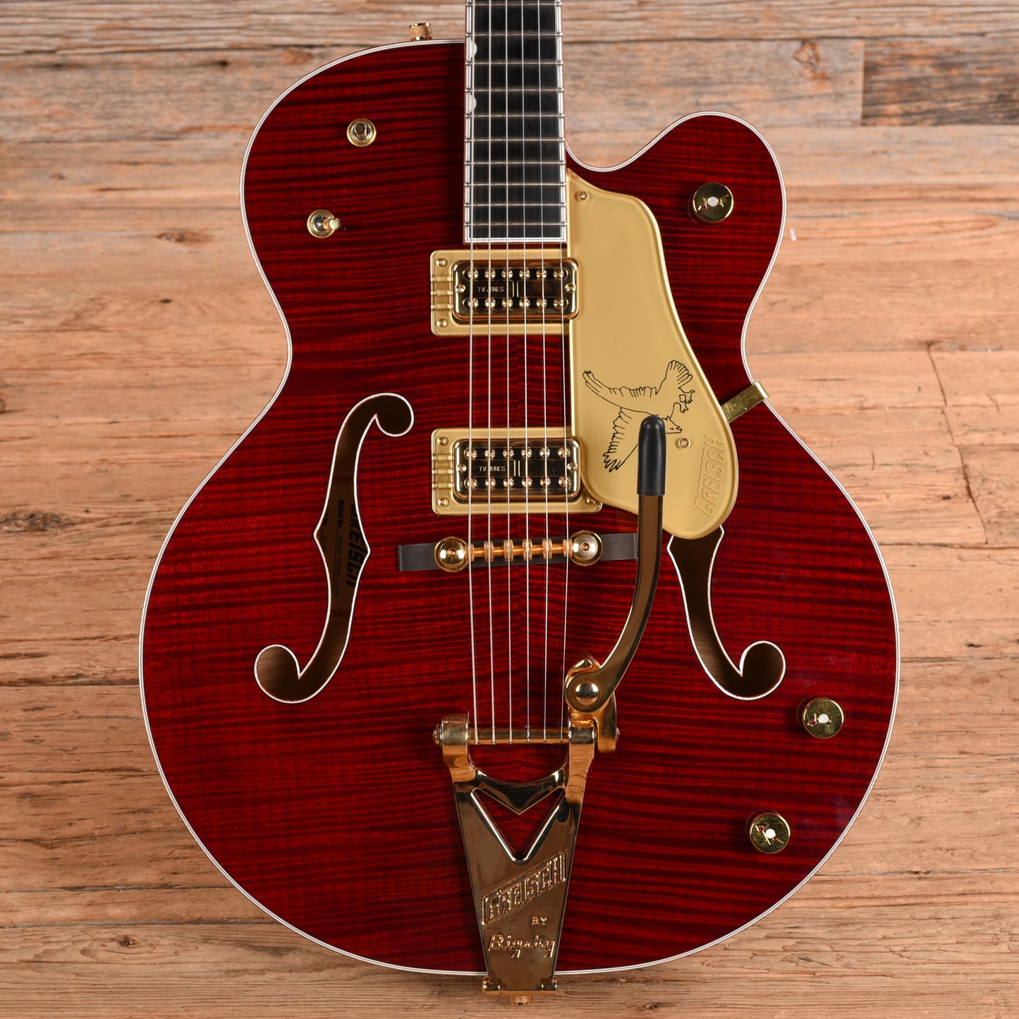 Gretsch "The Falcon" G6136T-DCHFL-LTD16 Limited Edition Flame Top & Back w/Bigsby Deep Cherry 2016 Electric Guitars