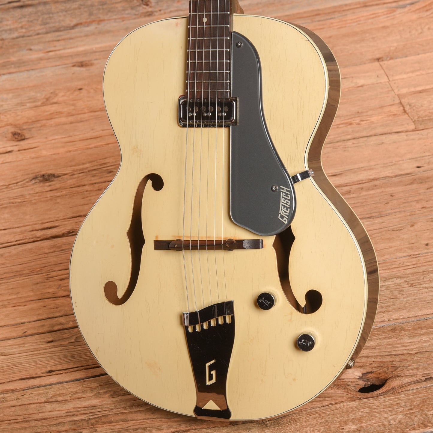 Gretsch 6187 Corvette Archtop Ivory / Charcoal Metallic 1957 Electric Guitars / Hollow Body