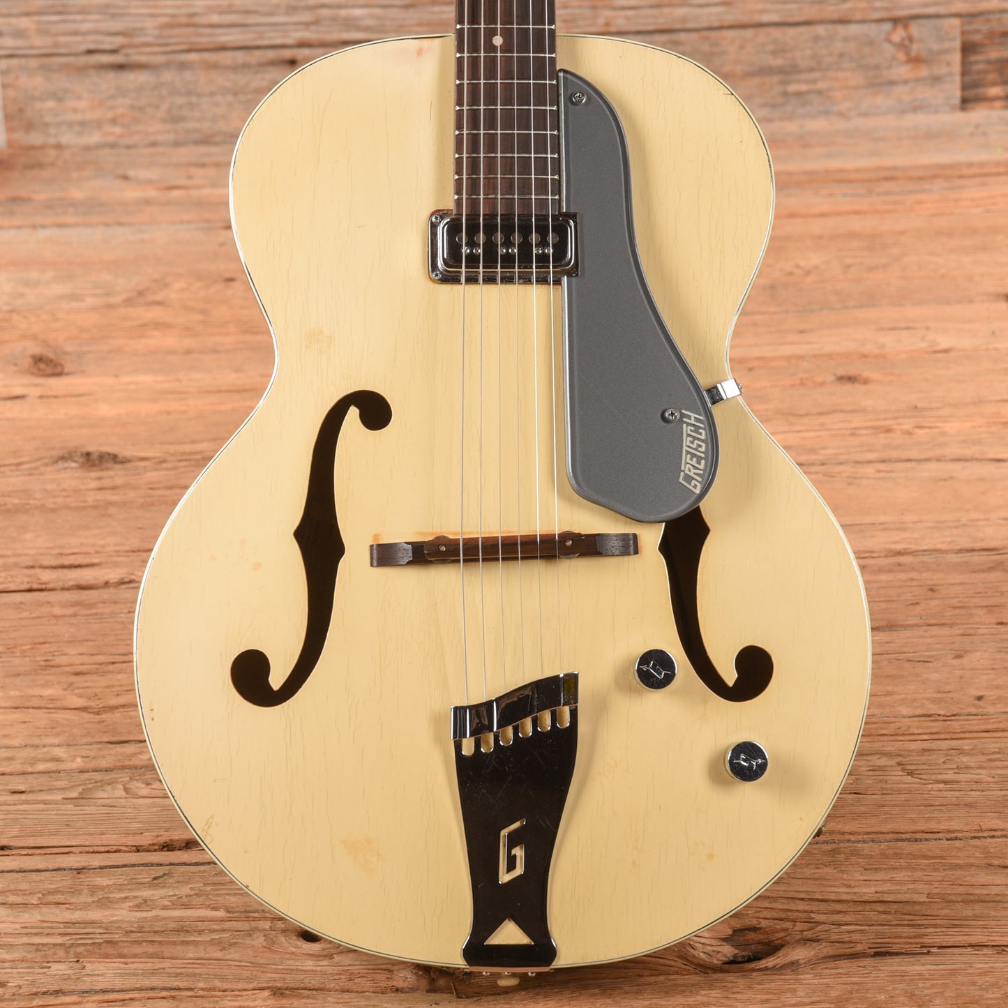 Gretsch 6187 Corvette Archtop Ivory / Charcoal Metallic 1957 Electric Guitars / Hollow Body