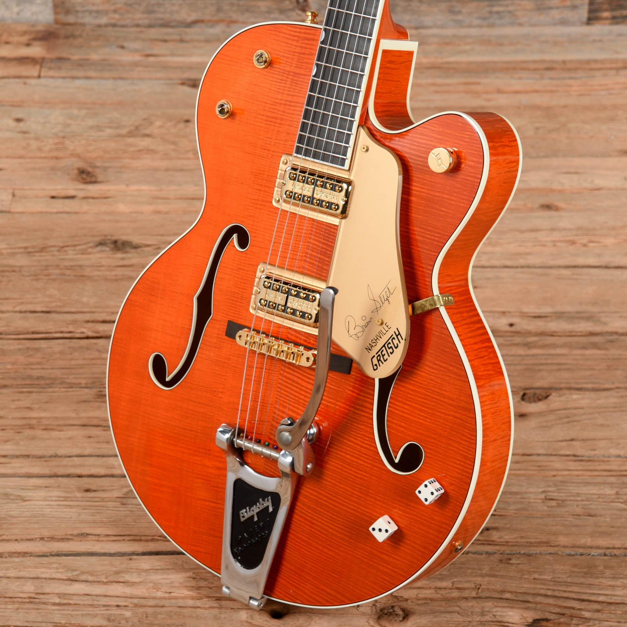 Gretsch Brian Setzer G6120SSL Nashville Orange 1999 Electric Guitars / Hollow Body