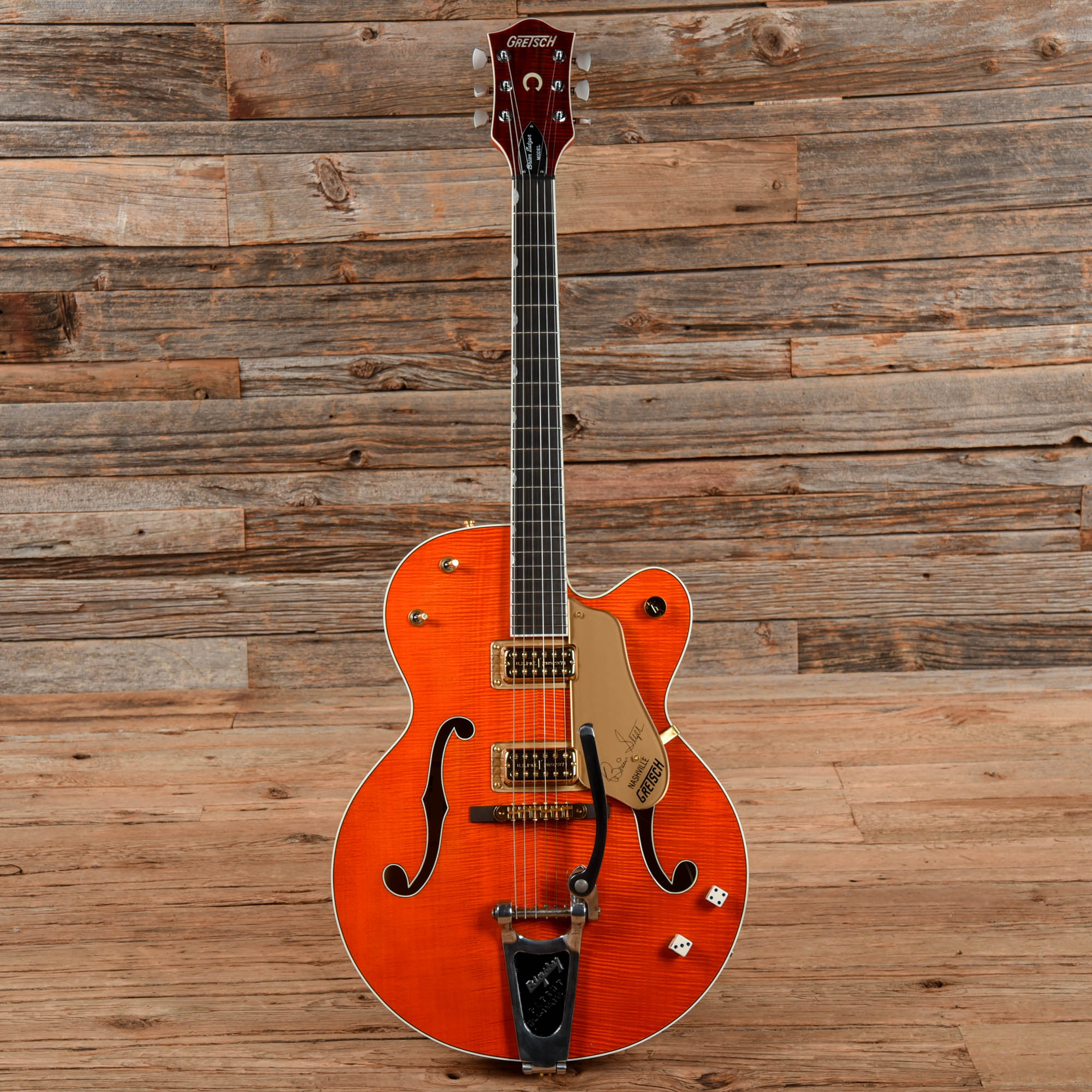 Gretsch Brian Setzer G6120SSL Nashville Orange 1999 Electric Guitars / Hollow Body