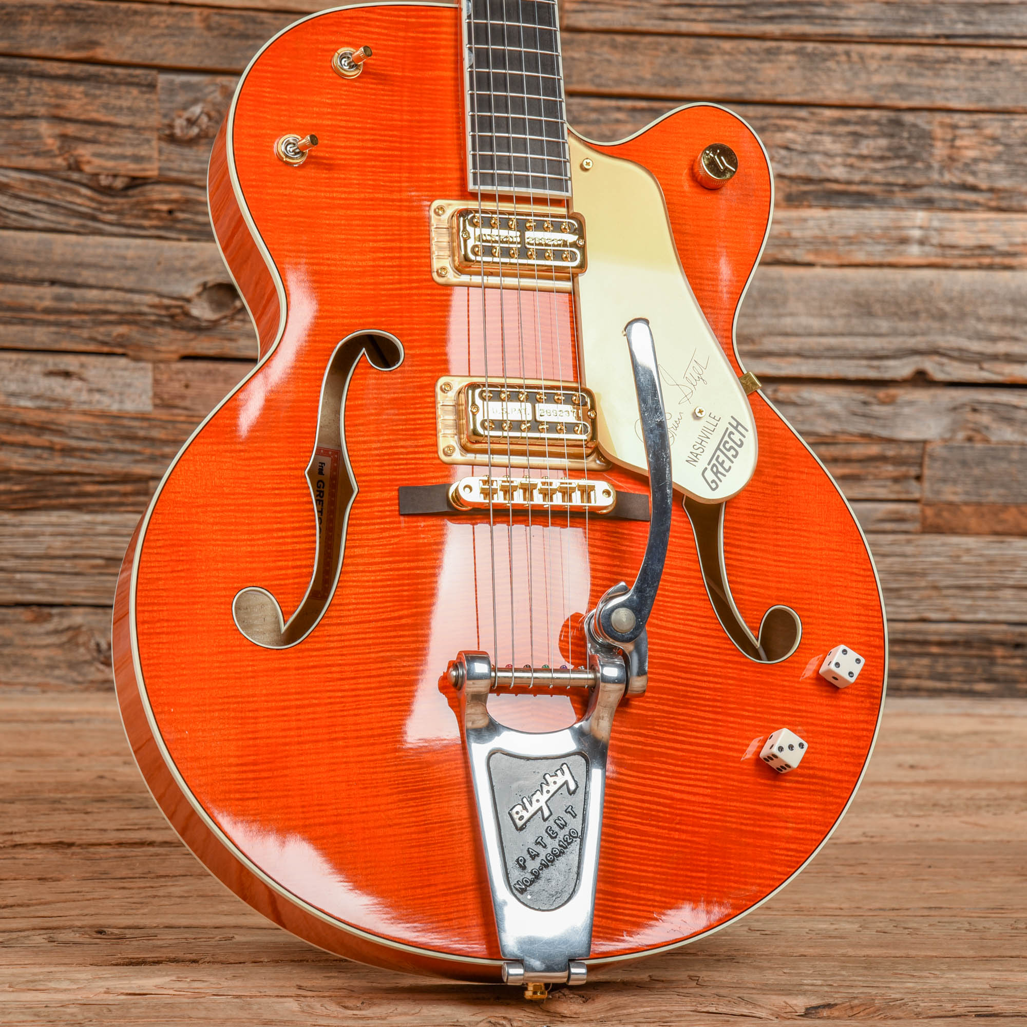 Gretsch Brian Setzer G6120SSL Nashville Orange 1999 Electric Guitars / Hollow Body