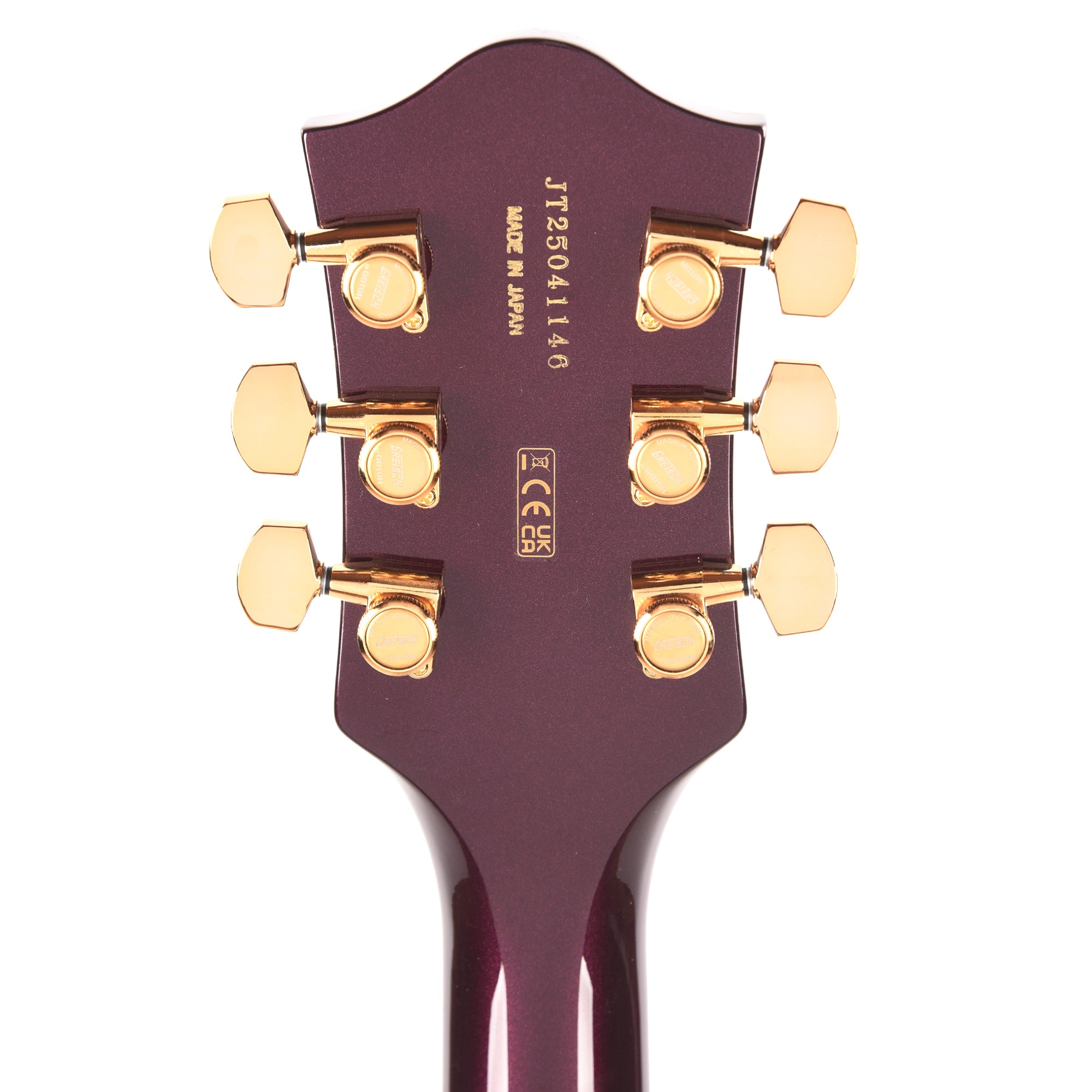 Gretsch Broadkaster Jr. LX Center Block with String-Thru Bigsby and Gold Hardware Blackberry Electric Guitars / Hollow Body