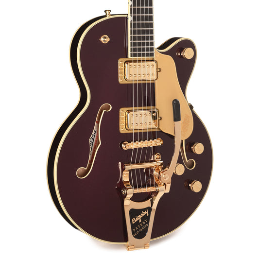 Gretsch Broadkaster Jr. LX Center Block with String-Thru Bigsby and Gold Hardware Blackberry Electric Guitars / Hollow Body