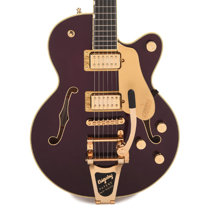 Gretsch Broadkaster Jr. LX Center Block with String-Thru Bigsby and Gold Hardware Blackberry Electric Guitars / Hollow Body