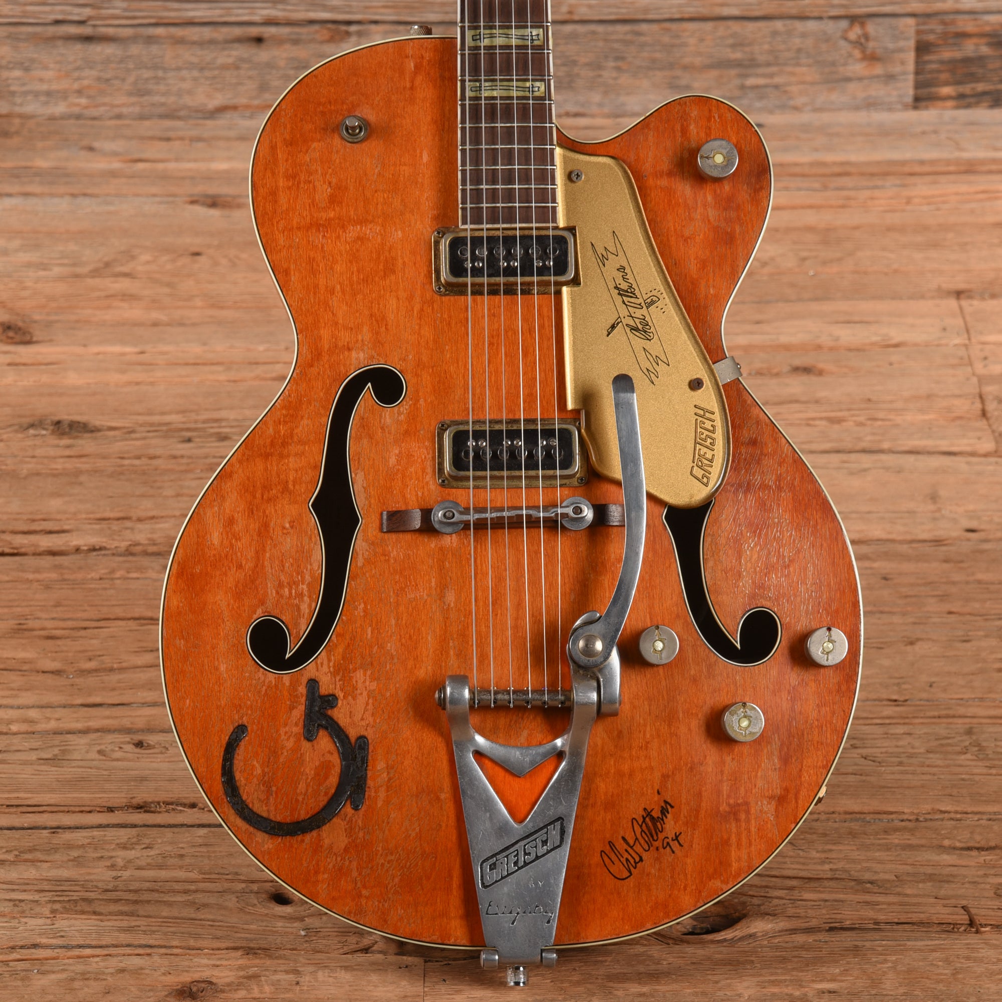 Gretsch Chet Atkins 6120 Orange 1956 Electric Guitars / Hollow Body