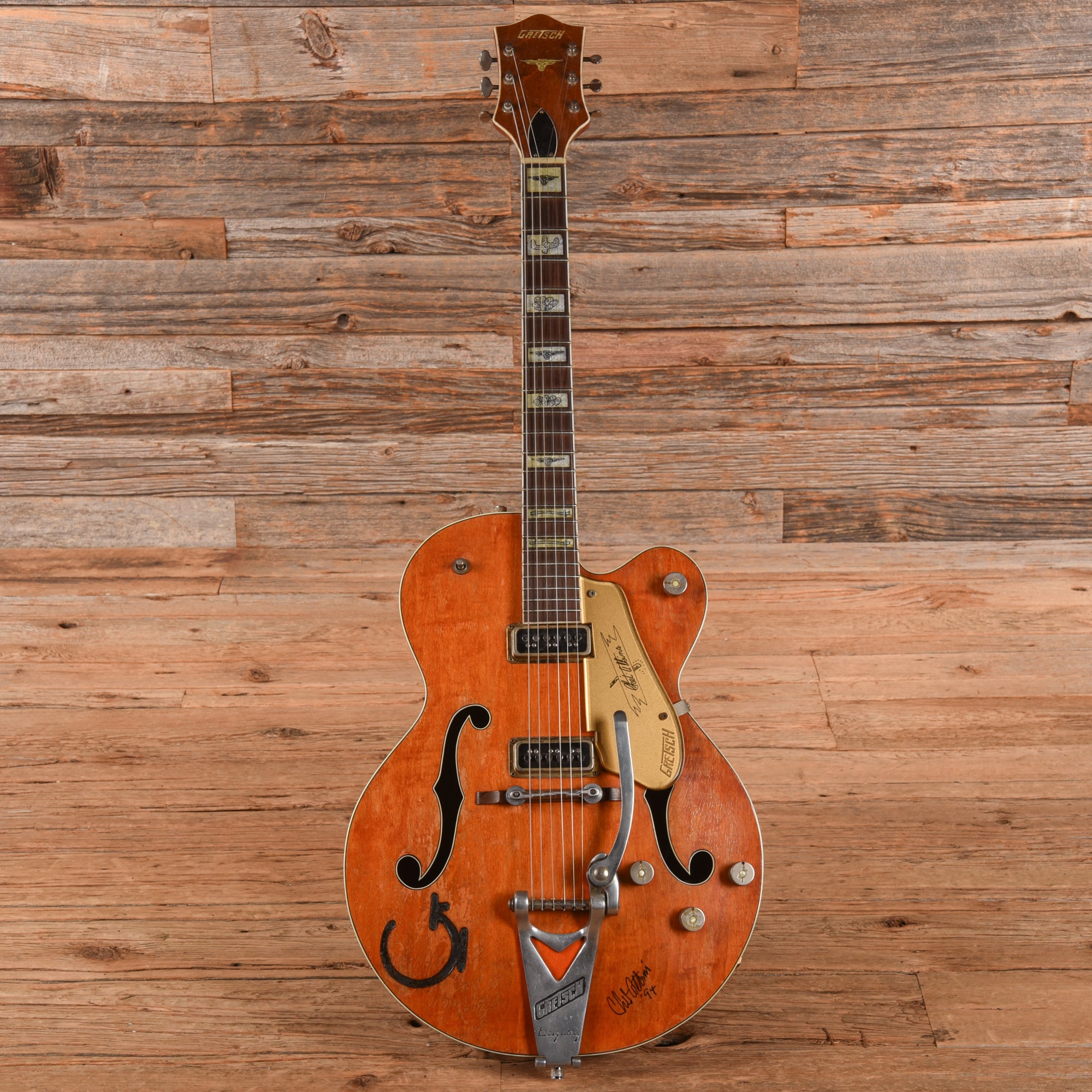 Gretsch Chet Atkins 6120 Orange 1956 Electric Guitars / Hollow Body