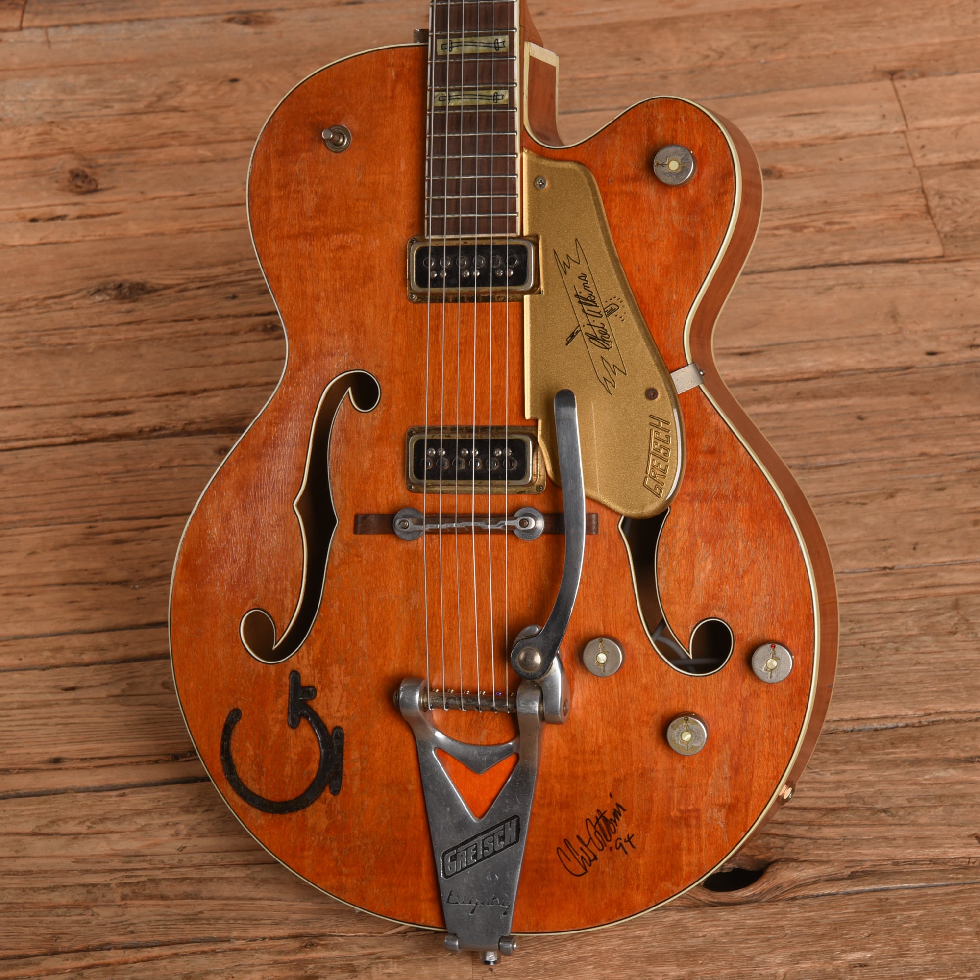 Gretsch Chet Atkins 6120 Orange 1956 Electric Guitars / Hollow Body