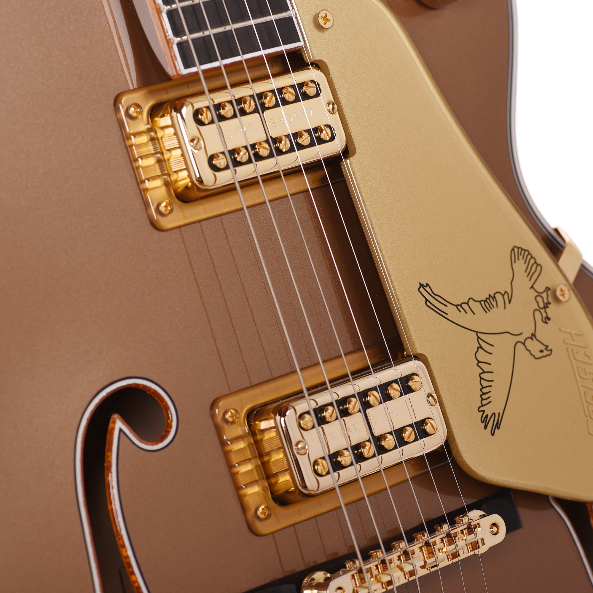 Gretsch Custom Shop G6136T-59 Falcon NOS Medium Palomino Metallic Master Built by Gonzalo Madrigal Electric Guitars / Hollow Body