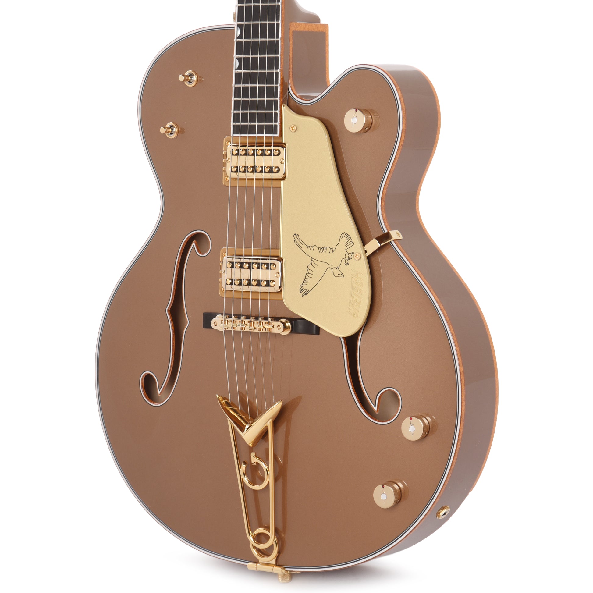 Gretsch Custom Shop G6136T-59 Falcon NOS Medium Palomino Metallic Master Built by Gonzalo Madrigal Electric Guitars / Hollow Body