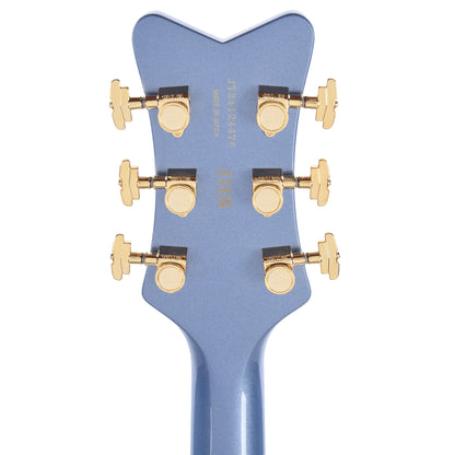 Gretsch Falcon Hollow Body with String-Thru Bigsby Cerulean Smoke Electric Guitars / Hollow Body