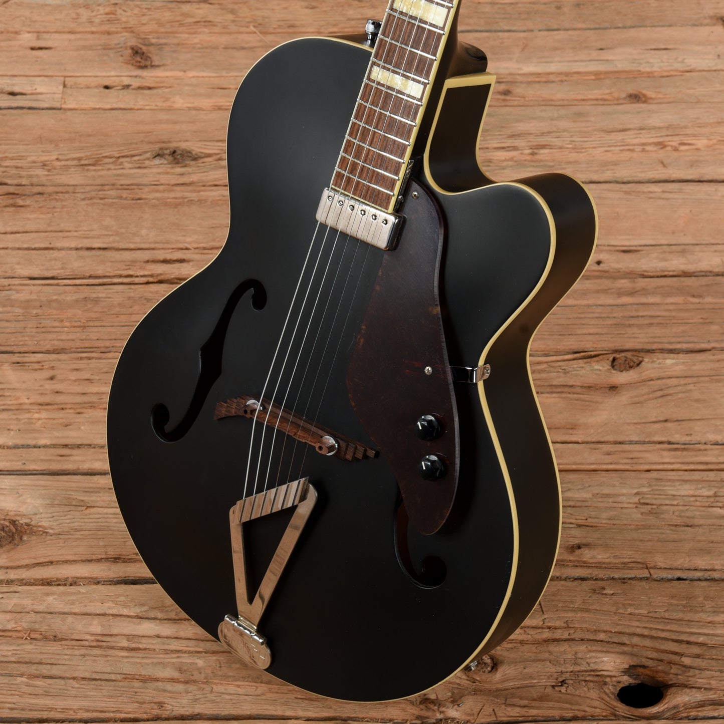 Gretsch G100CE Synchromatic Cutaway Flat Black 2008 Electric Guitars / Hollow Body
