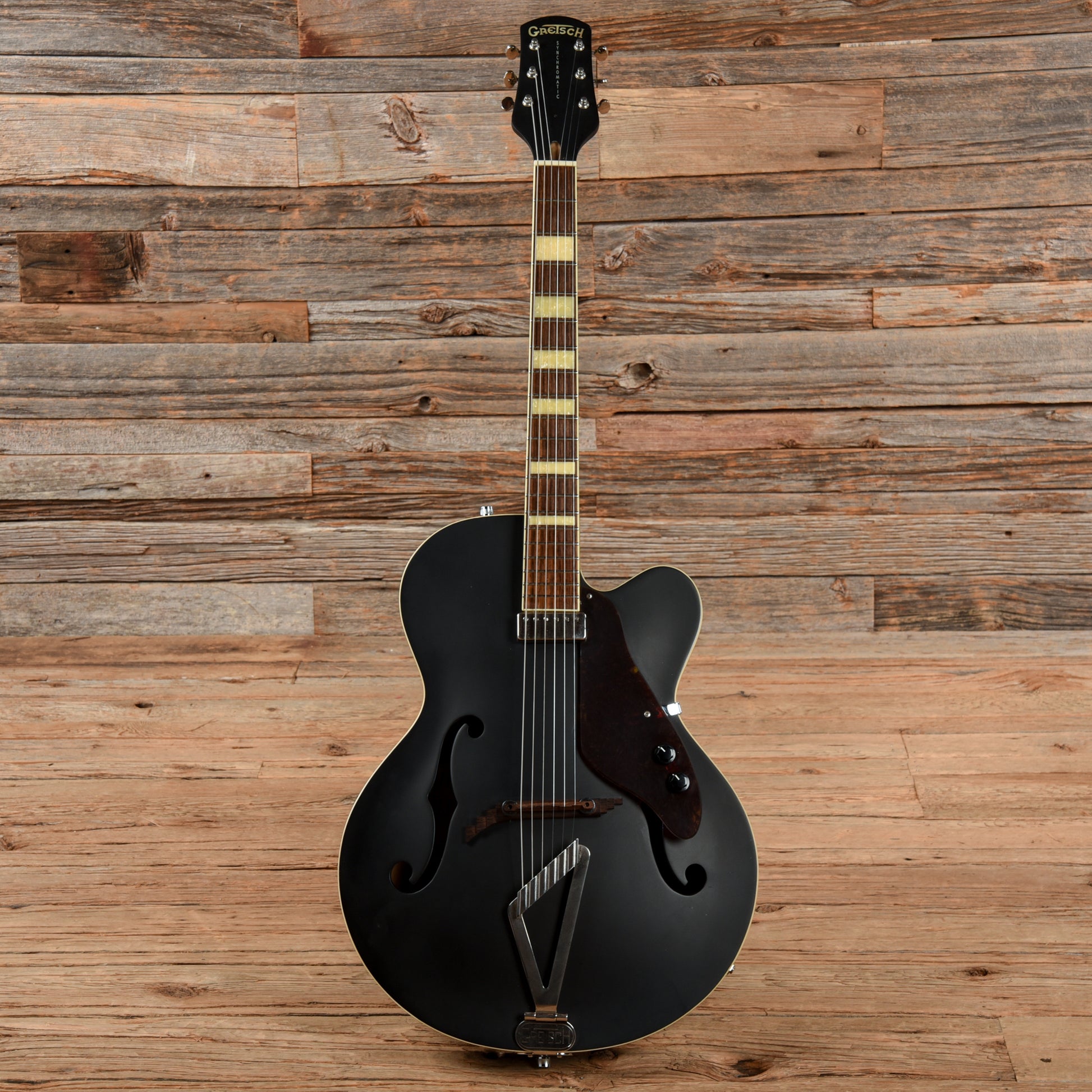 Gretsch G100CE Synchromatic Cutaway Flat Black 2008 Electric Guitars / Hollow Body
