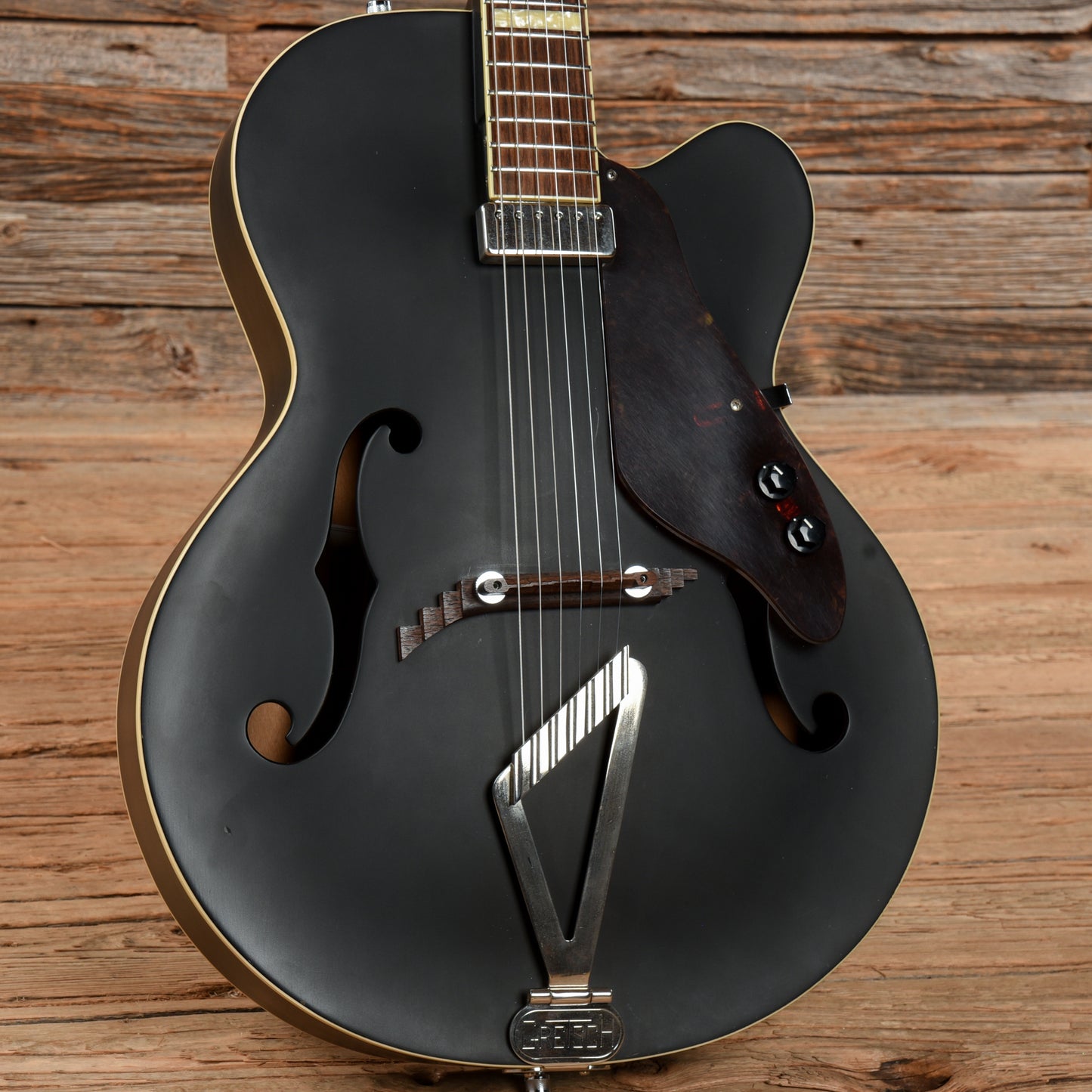 Gretsch G100CE Synchromatic Cutaway Flat Black 2008 Electric Guitars / Hollow Body