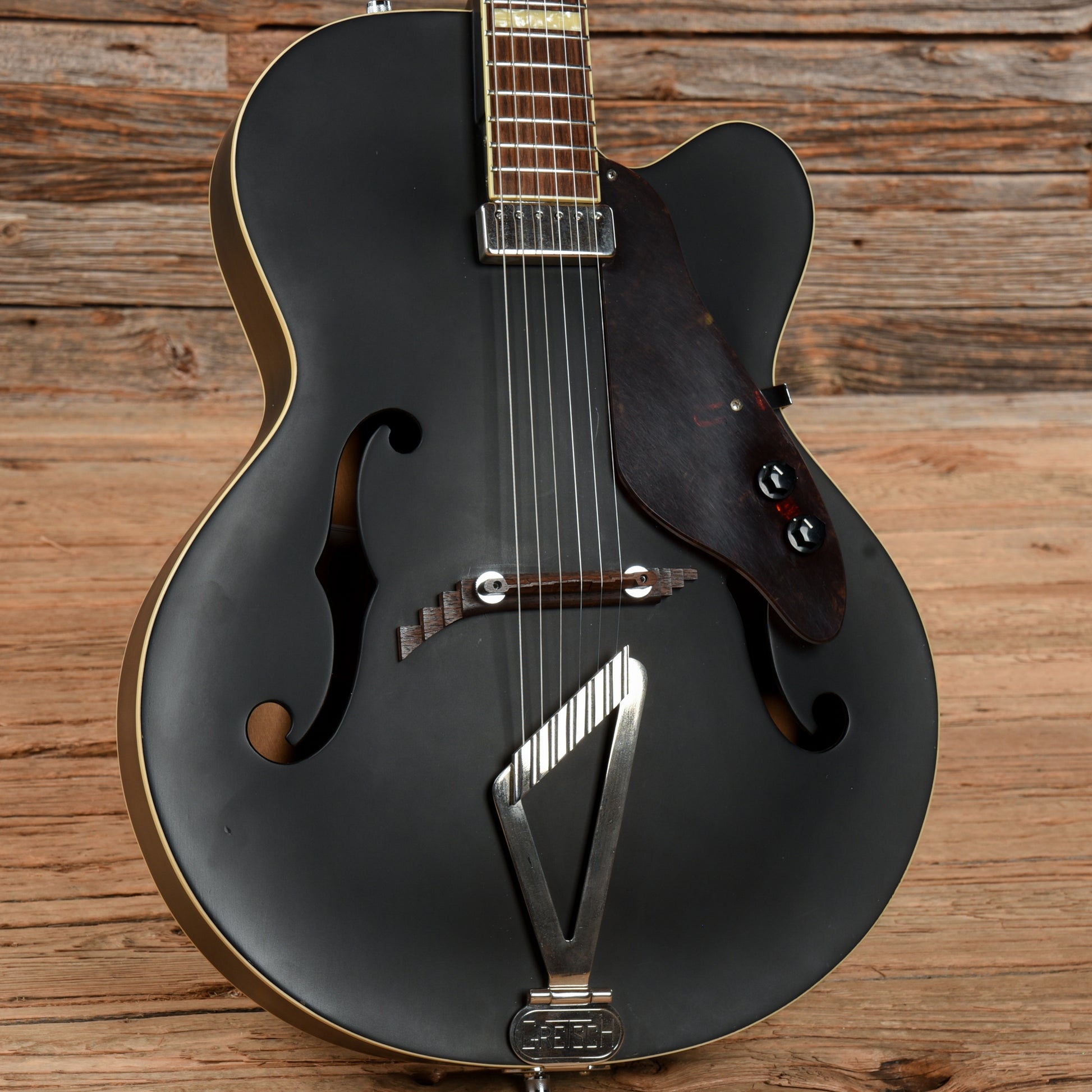 Gretsch G100CE Synchromatic Cutaway Flat Black 2008 Electric Guitars / Hollow Body