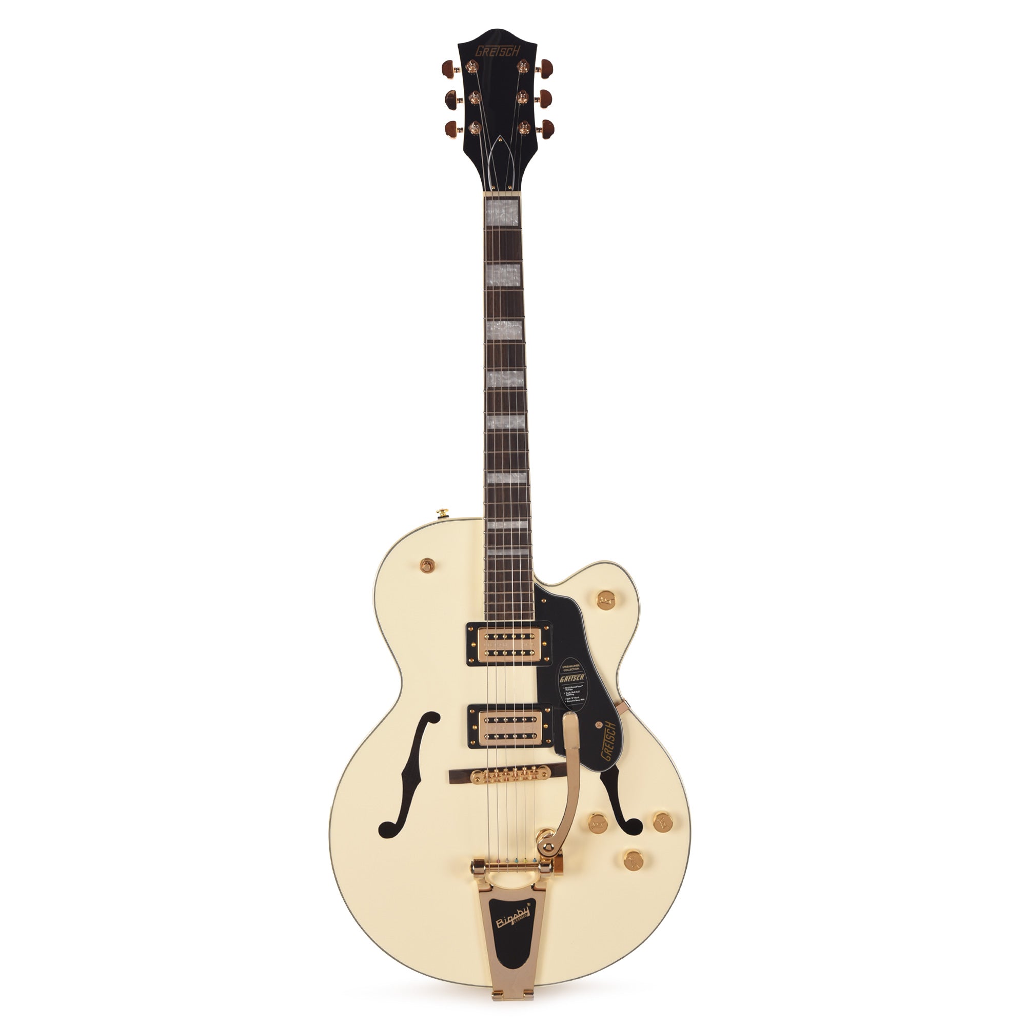 Gretsch G2420TG Streamliner Hollow Body Vintage White w/Bigsby LTD & Broad’Tron BT-3S Pickups Electric Guitars / Hollow Body